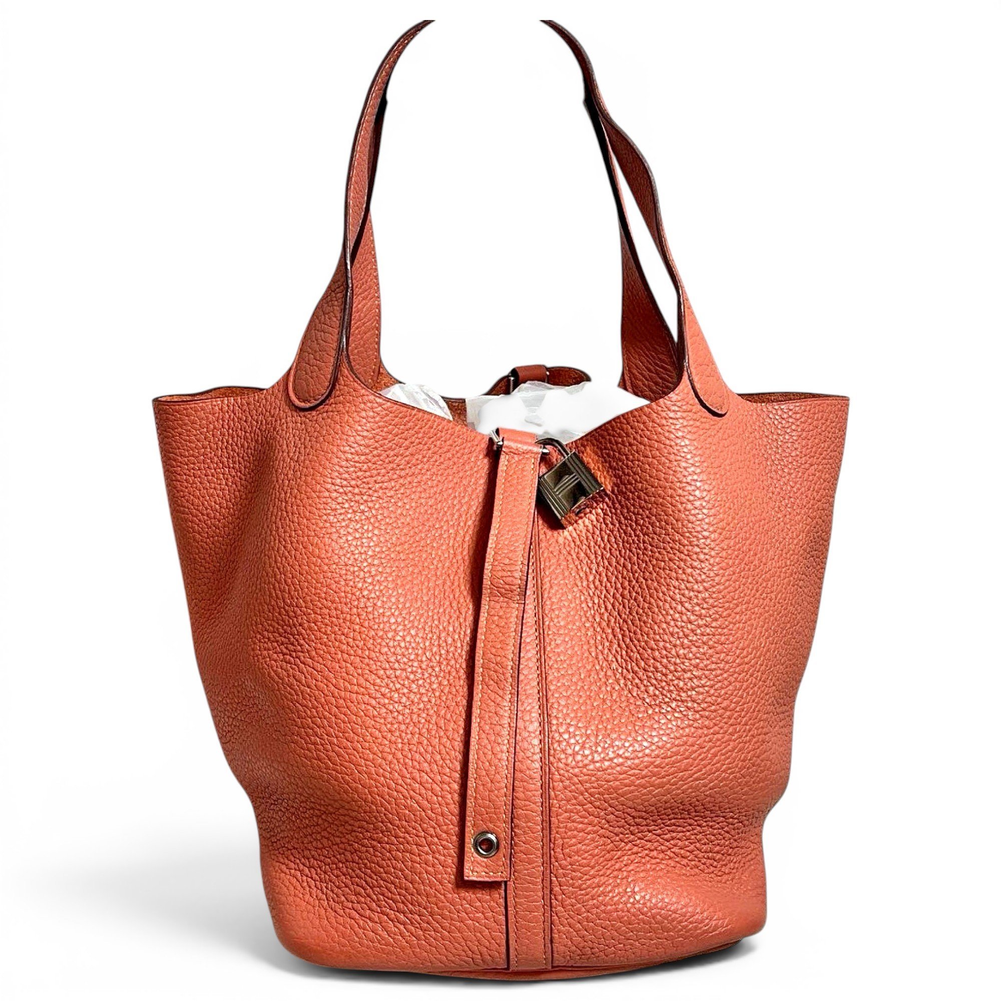 Picotin leather handbag