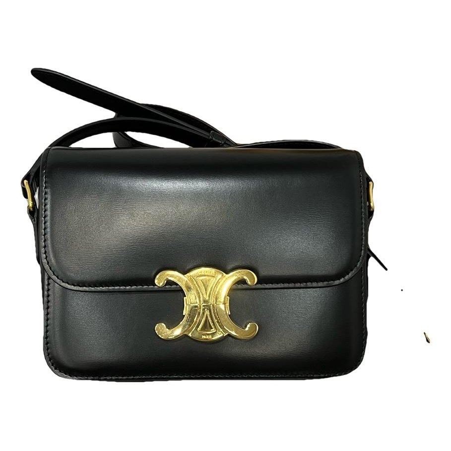 Triomphe leather handbag