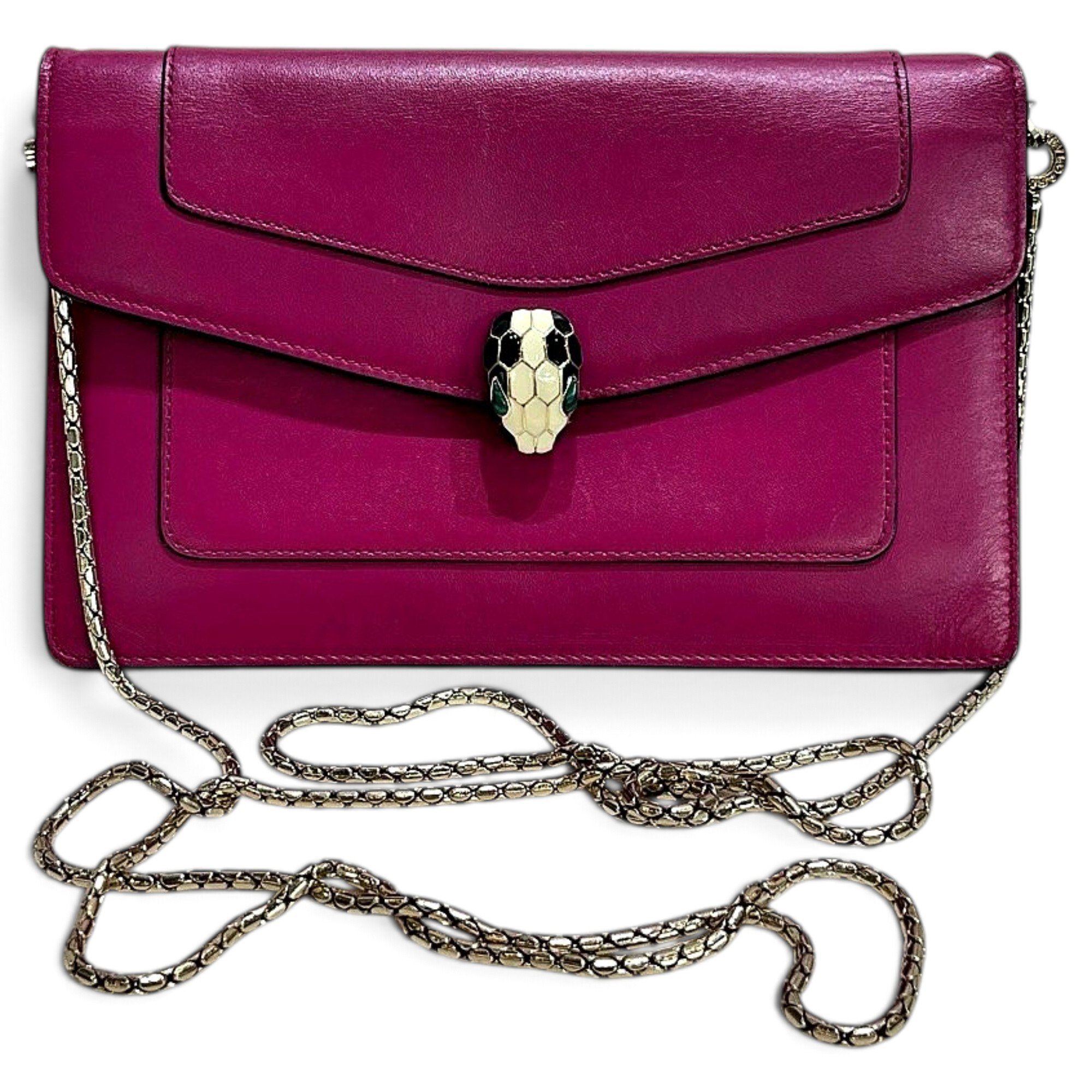 Serpenti leather crossbody bag