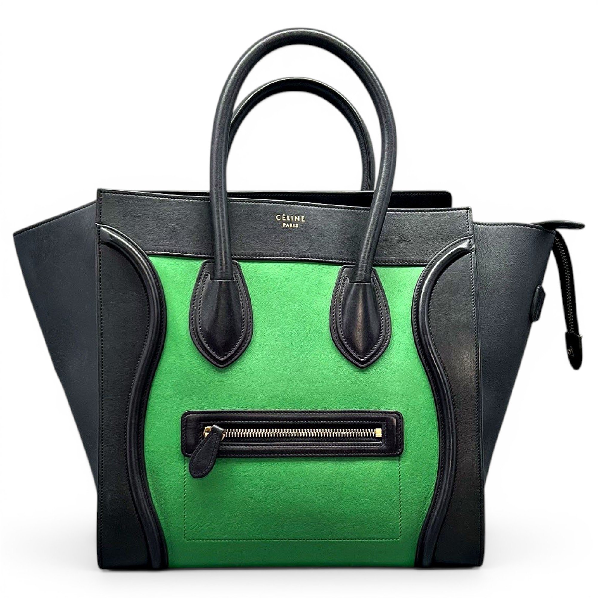 Luggage leather handbag