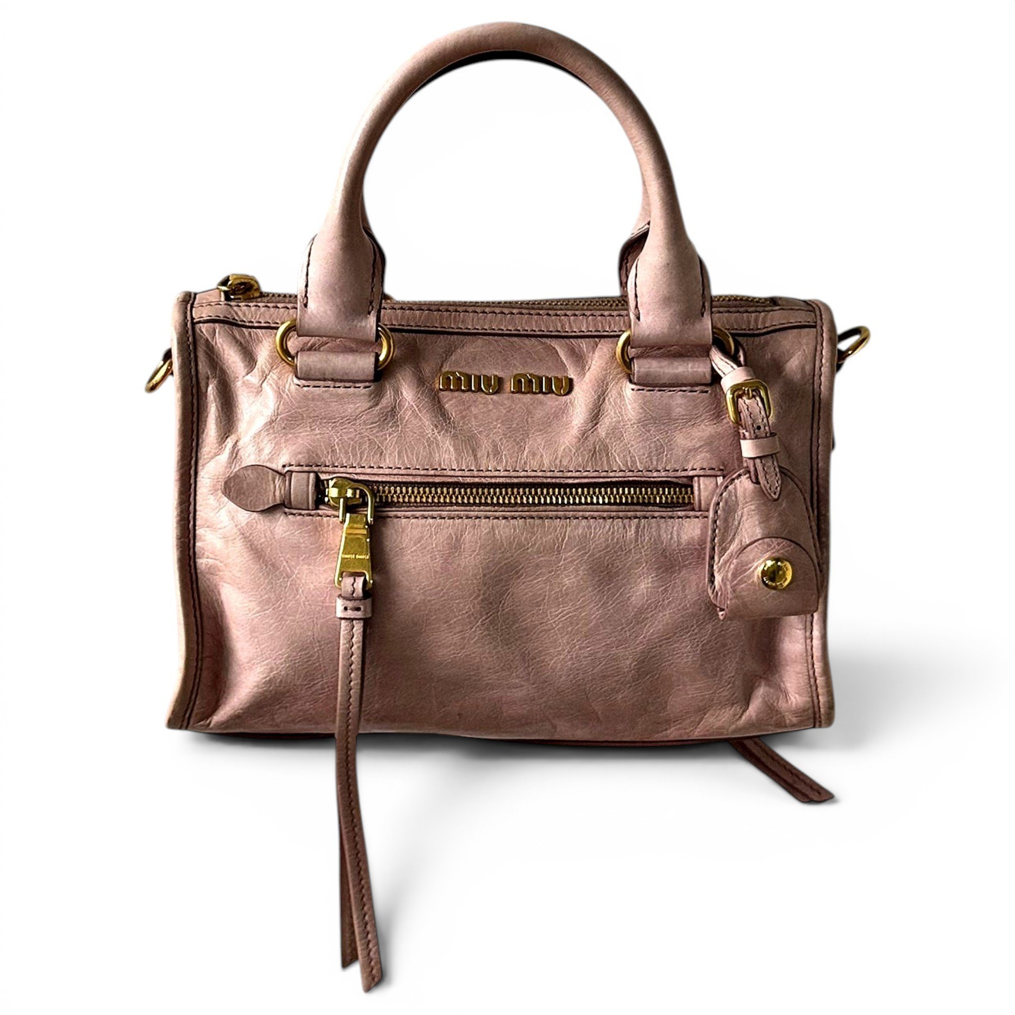 Leather handbag