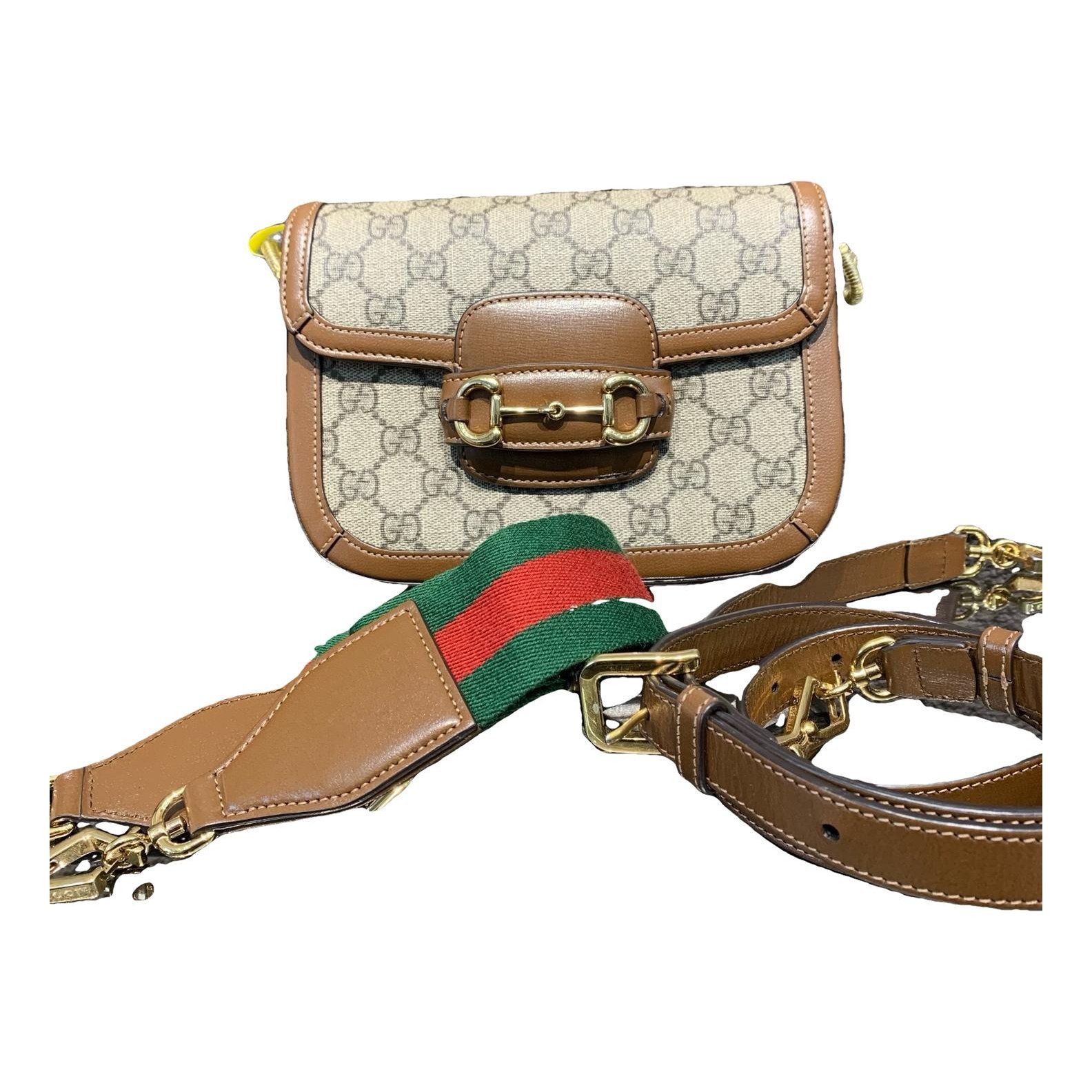 Horsebit 1955 Flap leather handbag