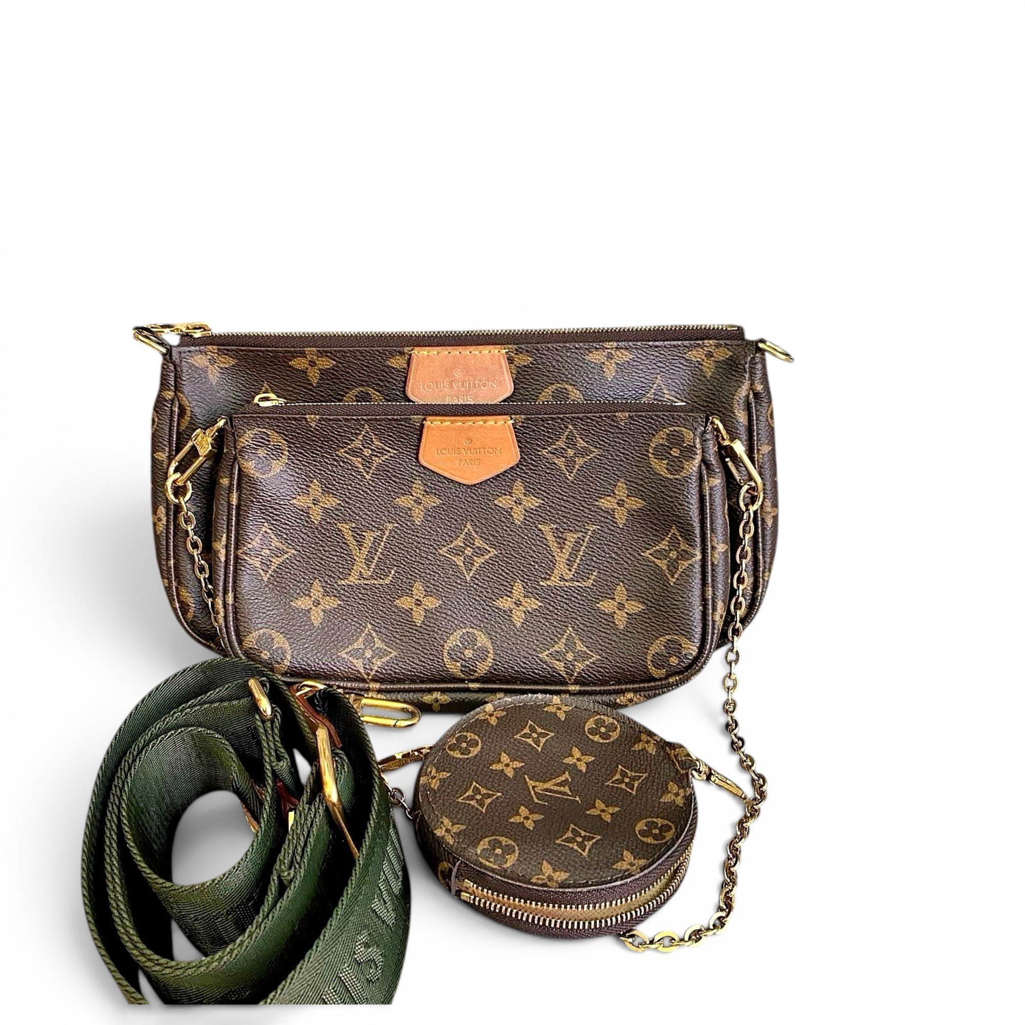 Multi Pochette Accessoires leather handbag
