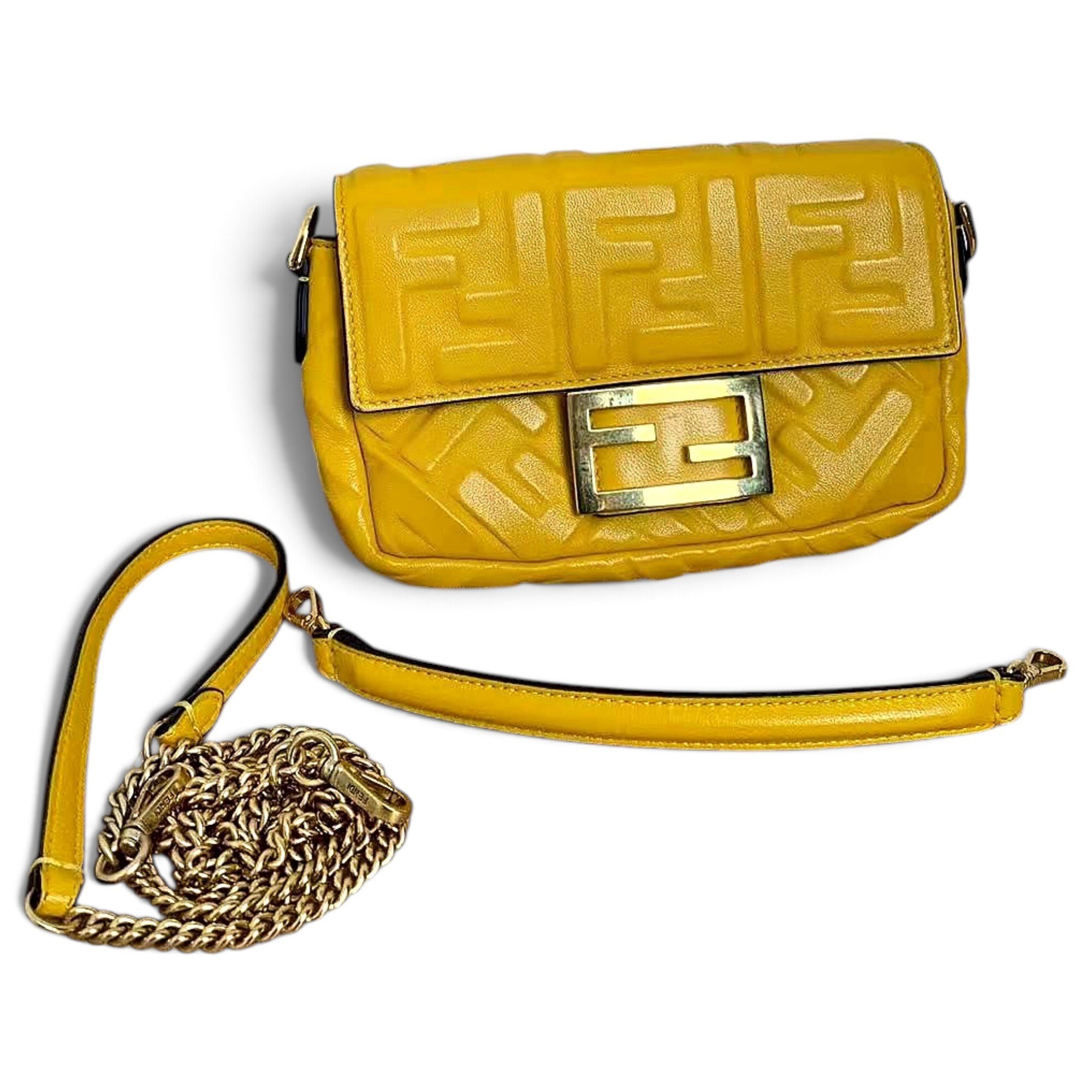 Fendi Baguette leather handbag