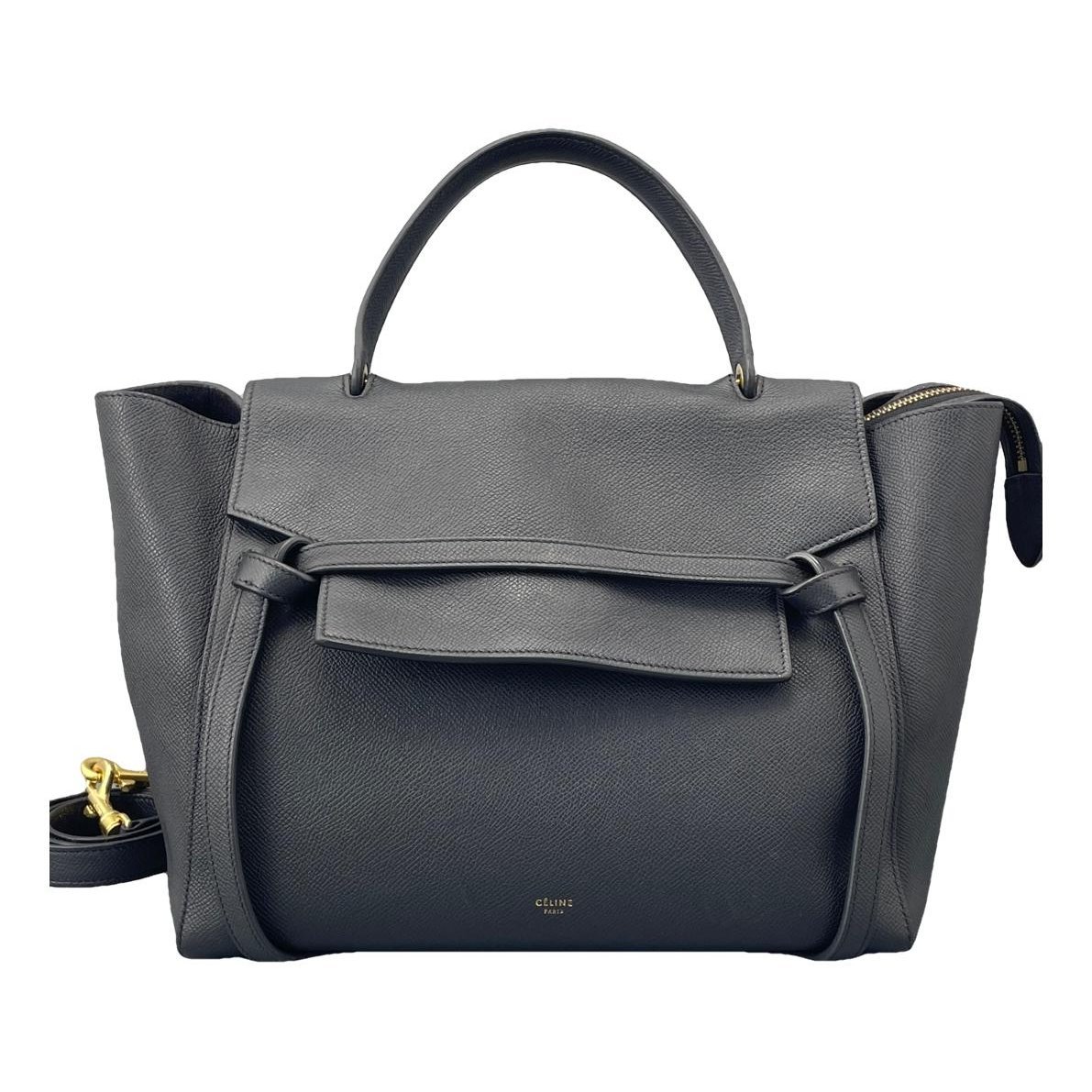 Belt leather handbag