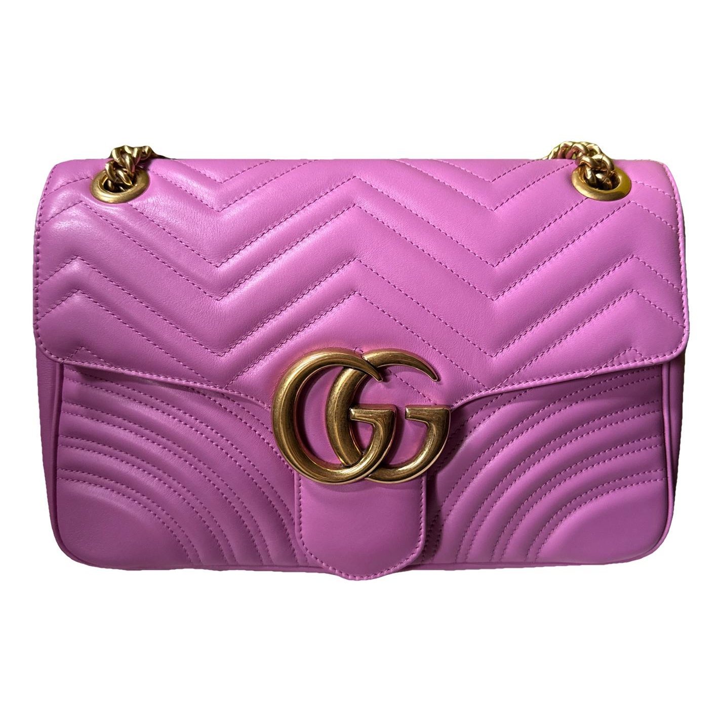 GG Marmont Flap leather crossbody bag