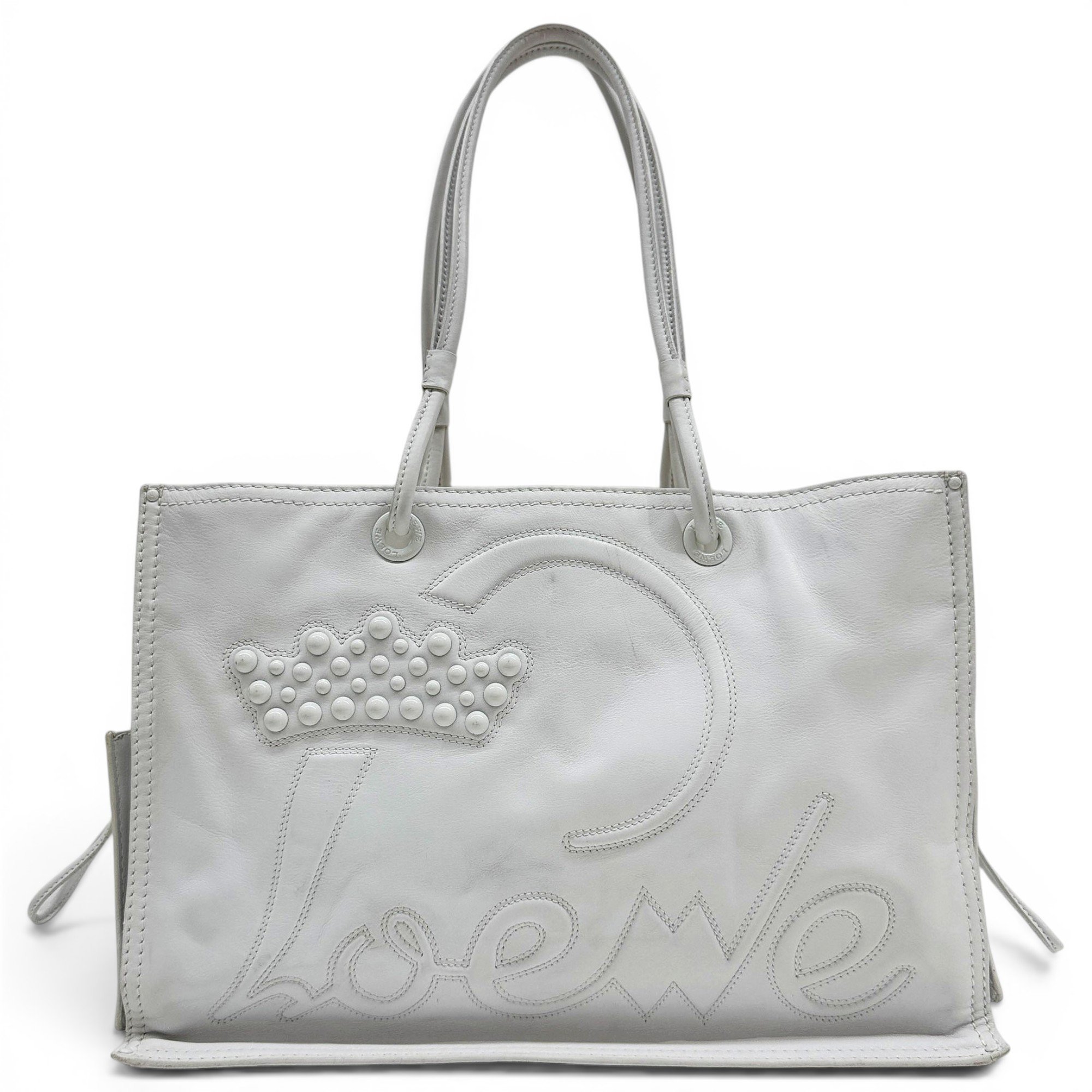 T Shopper leather tote