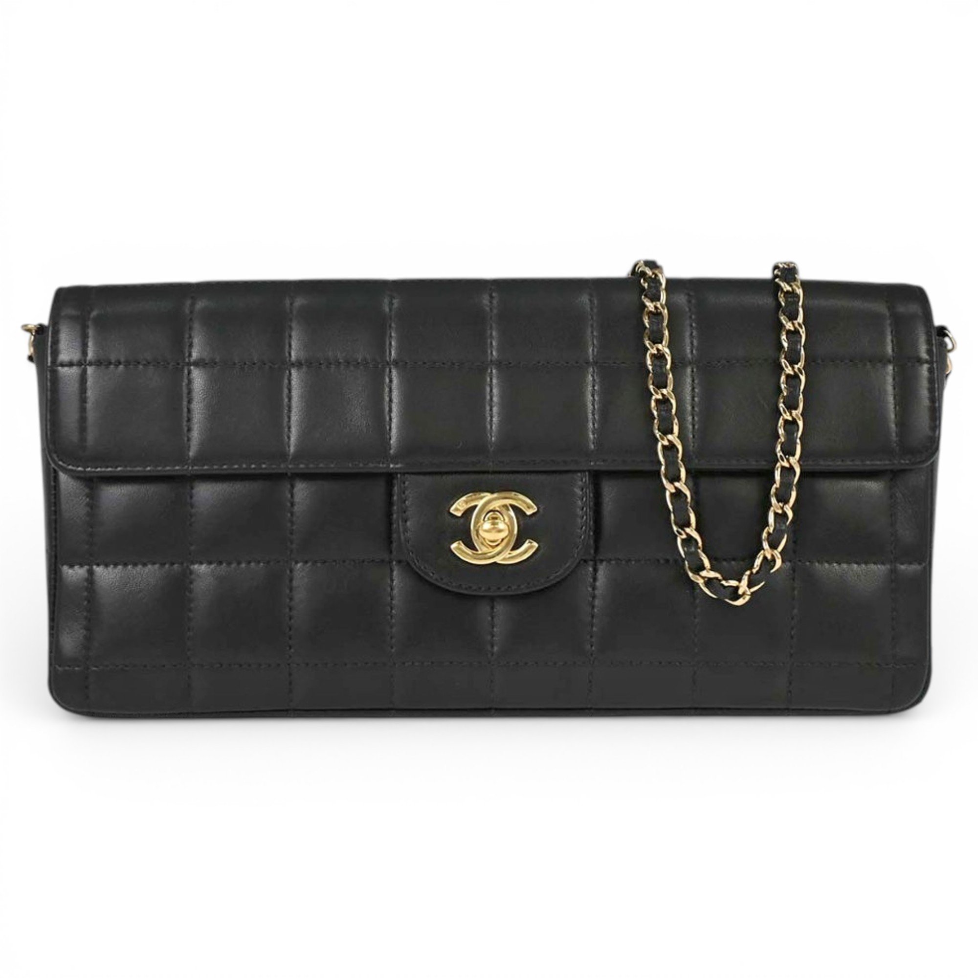 East West Chocolate Bar leather handbag