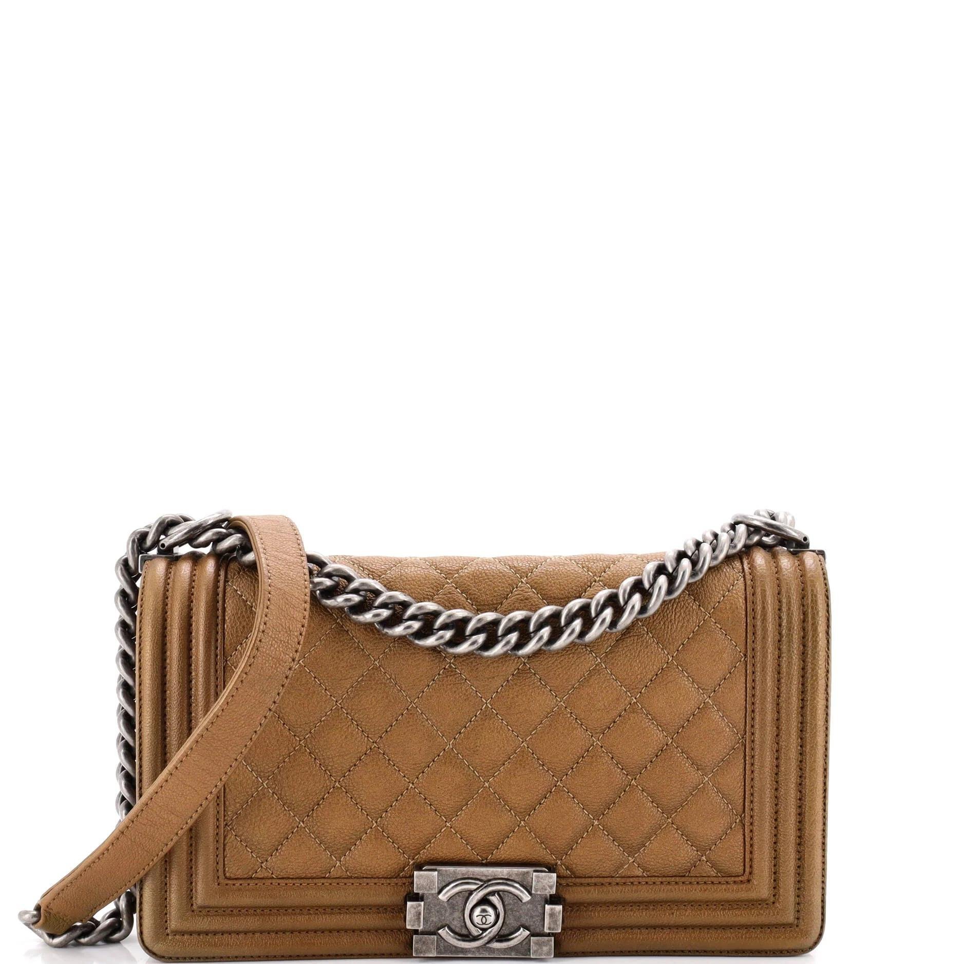 Boy leather crossbody bag