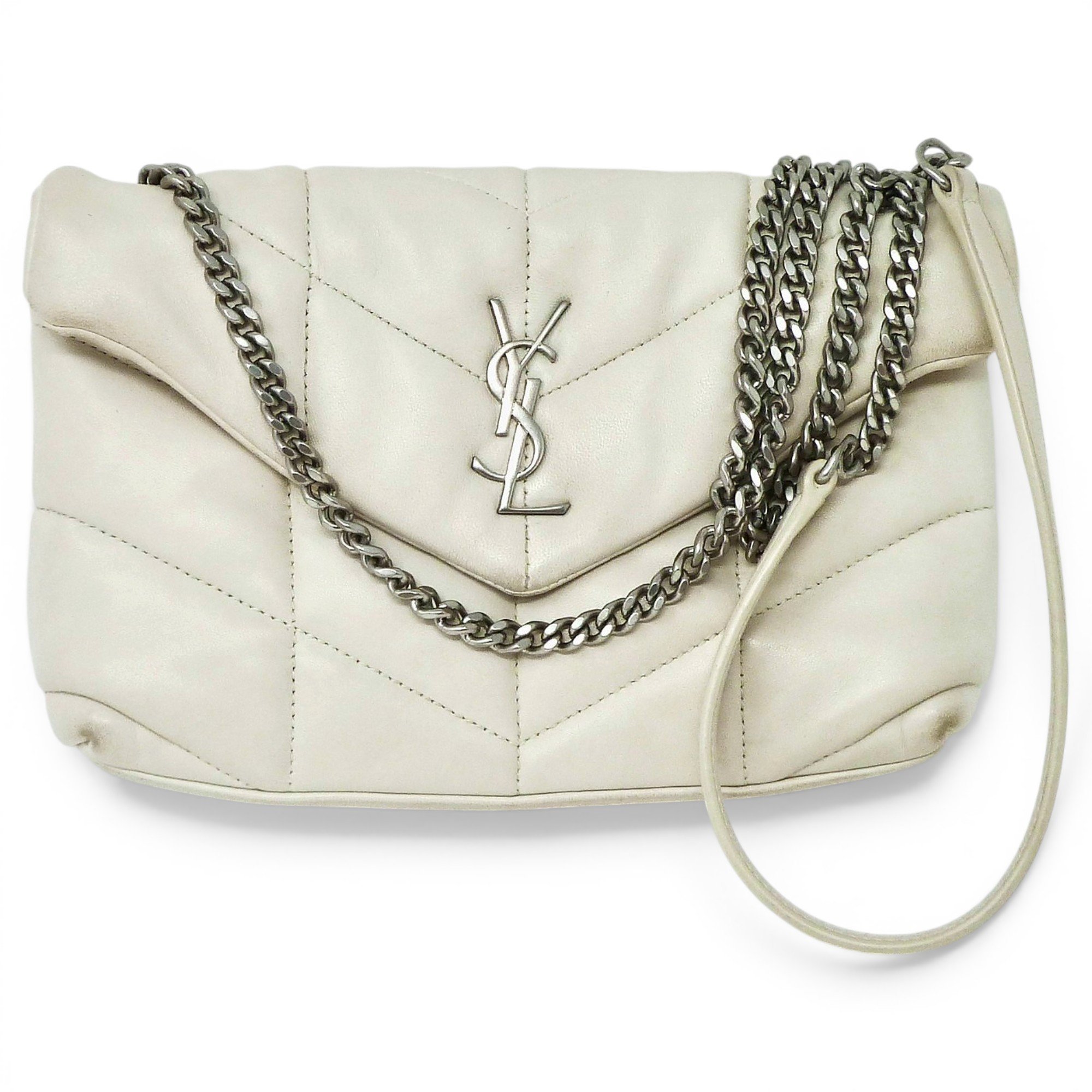 Loulou Puffer leather crossbody bag