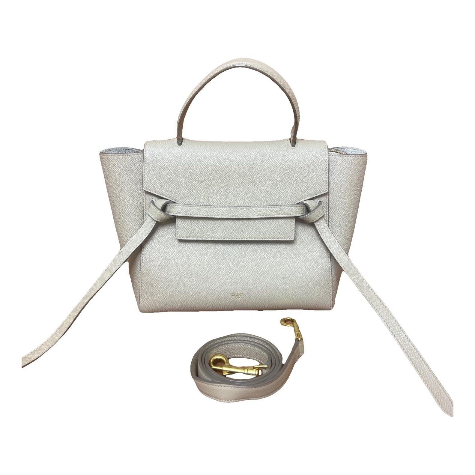 Belt leather handbag