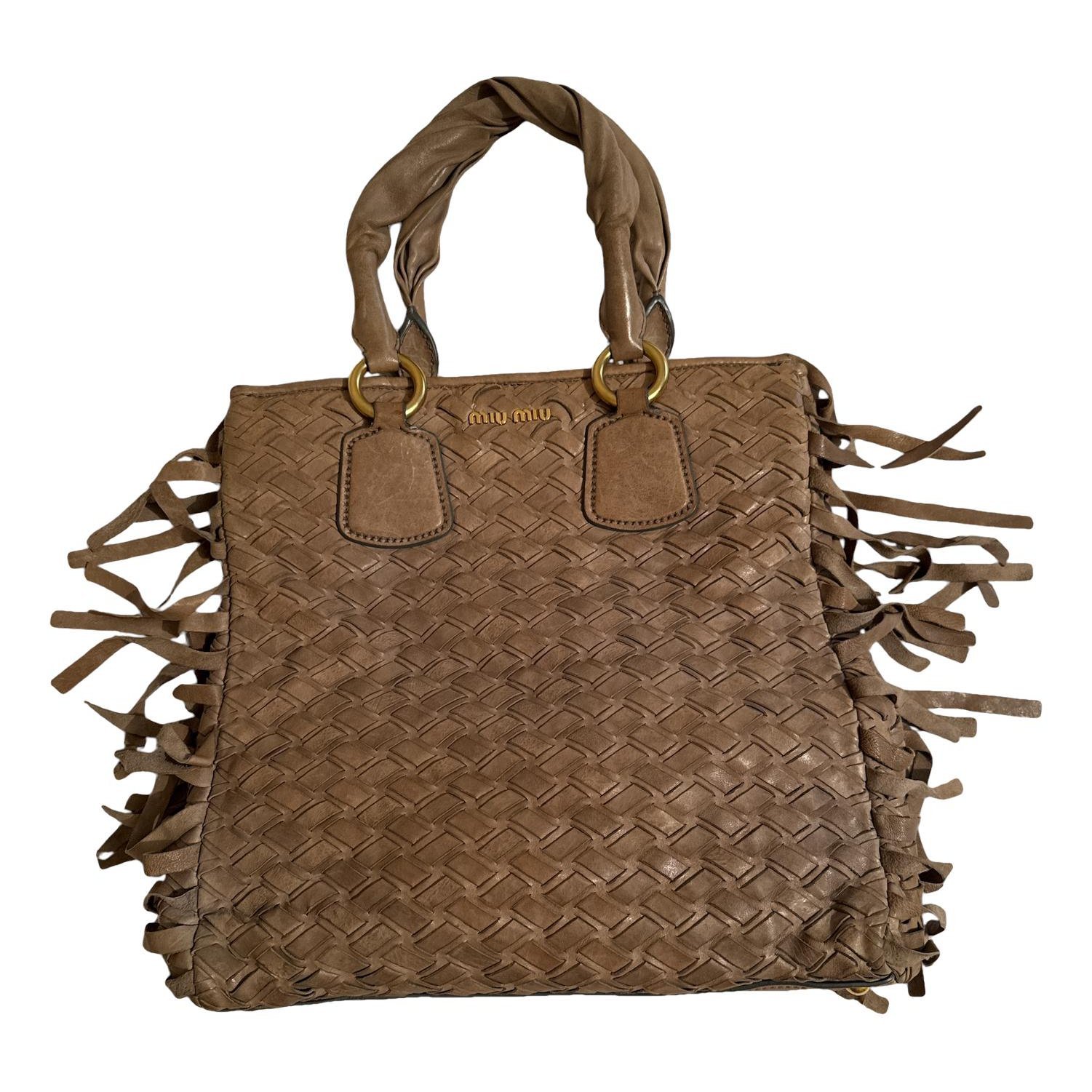 Leather handbag