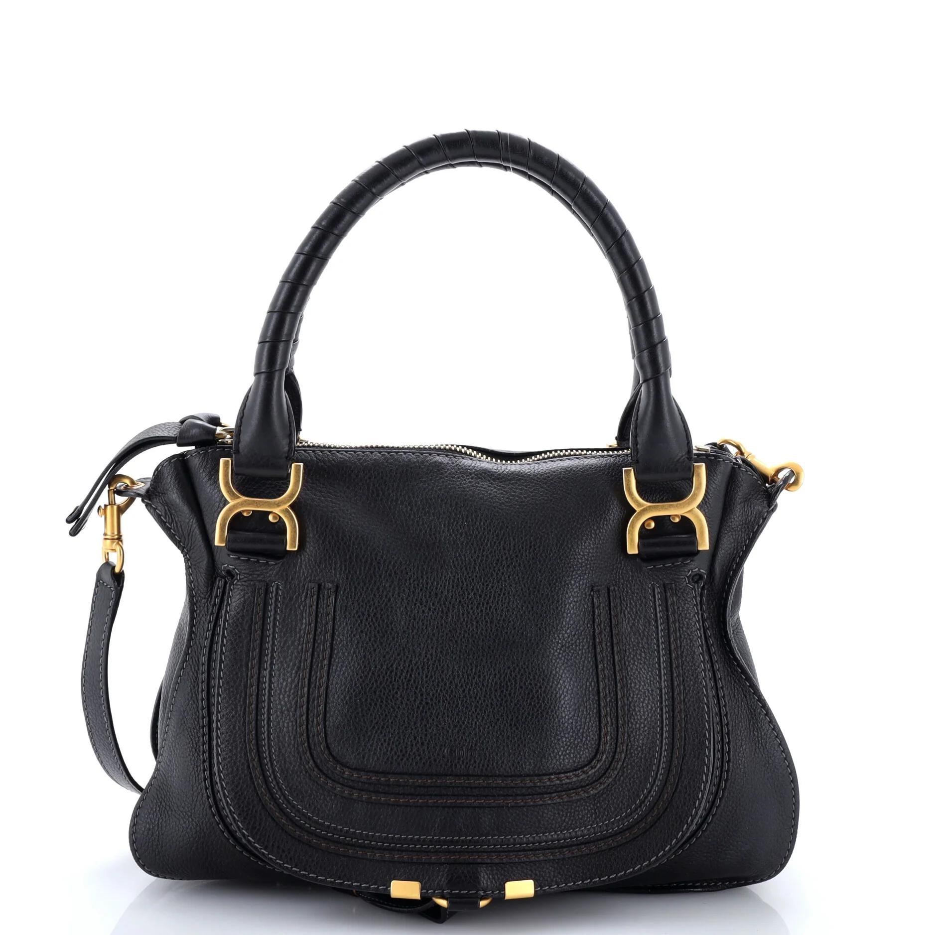 Leather satchel