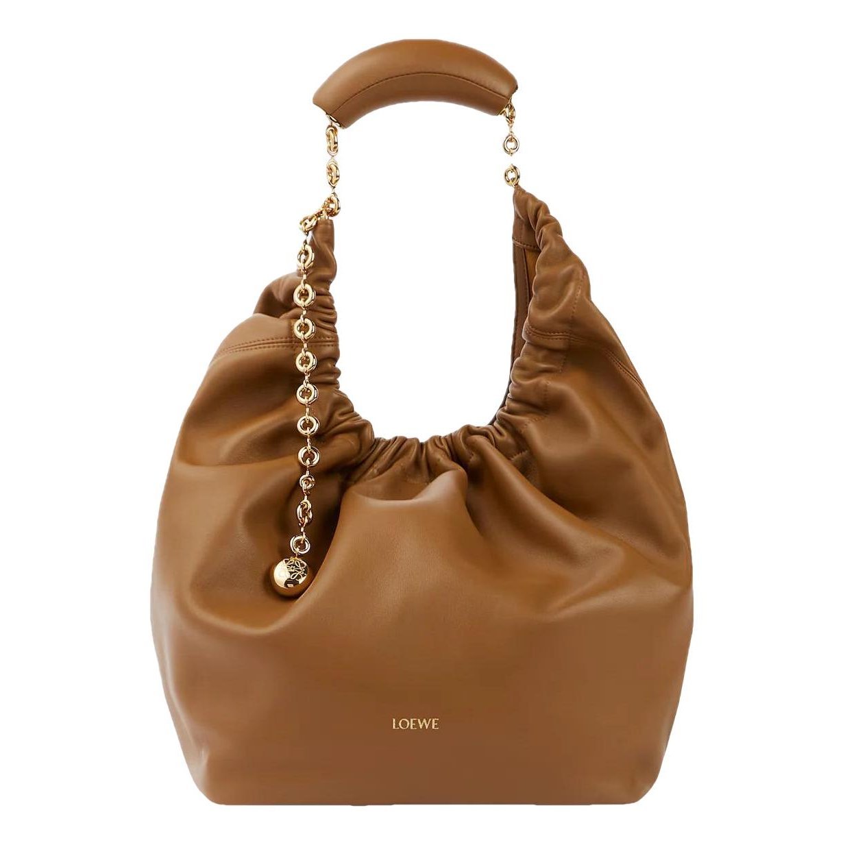 Squeeze leather bag