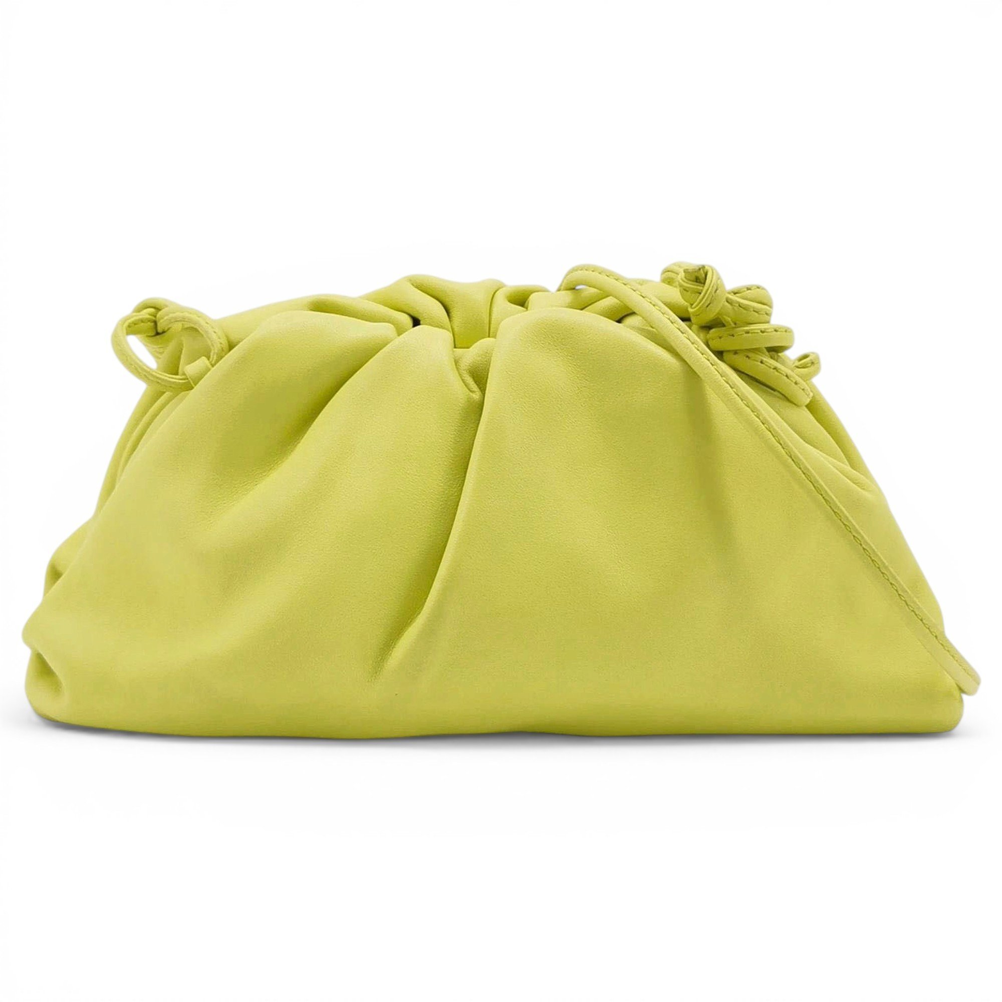 Pouch leather handbag