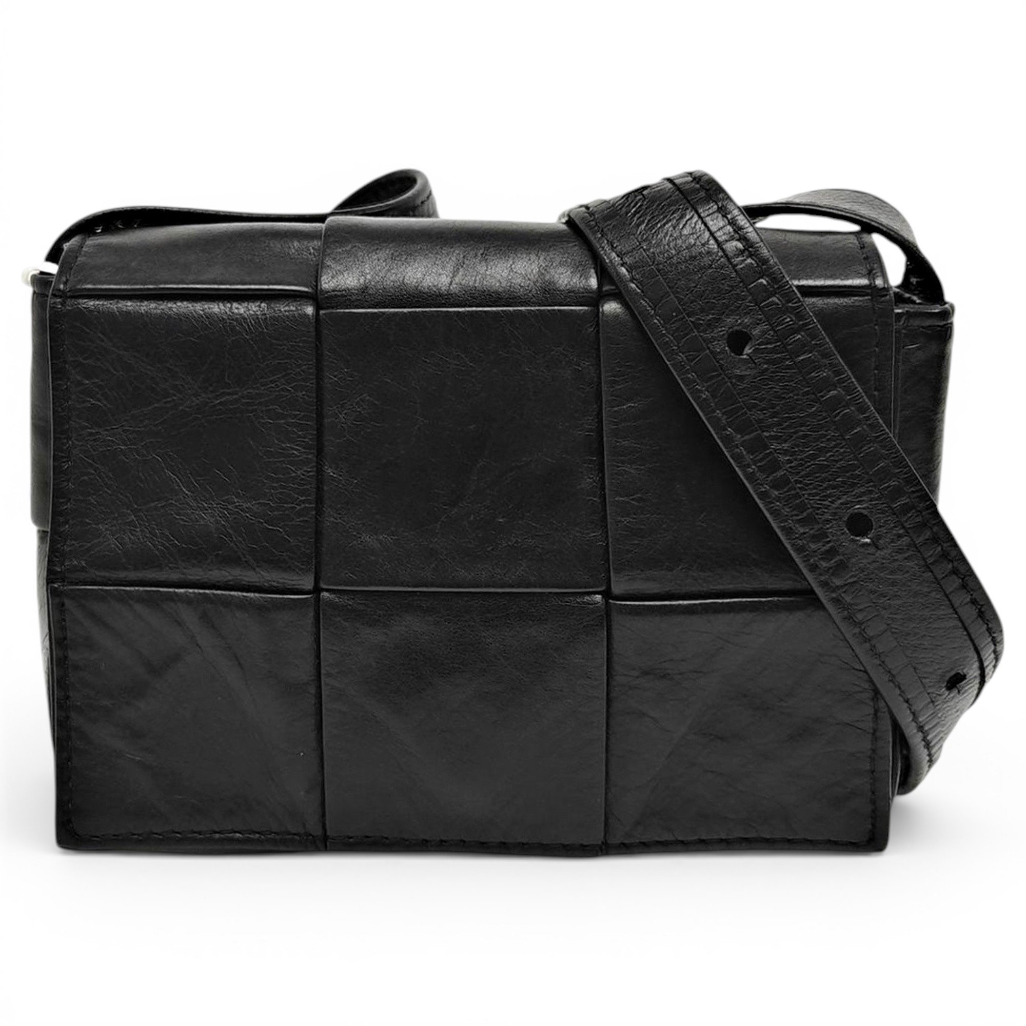 Brick Cassette leather handbag