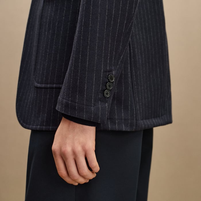 Marine "Rayure Technique" 24 Relax Jacket, Short Model