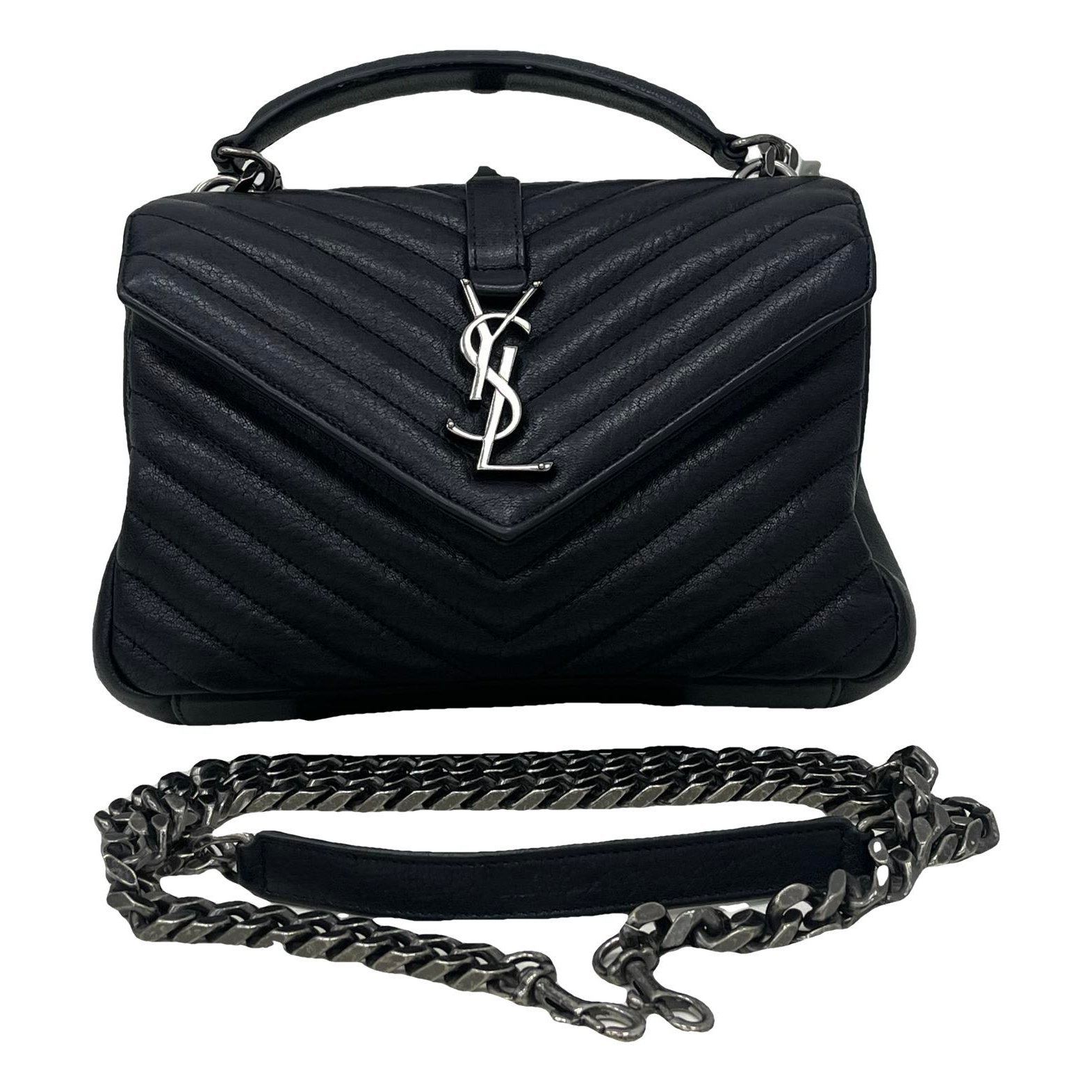 Collége monogramme leather handbag