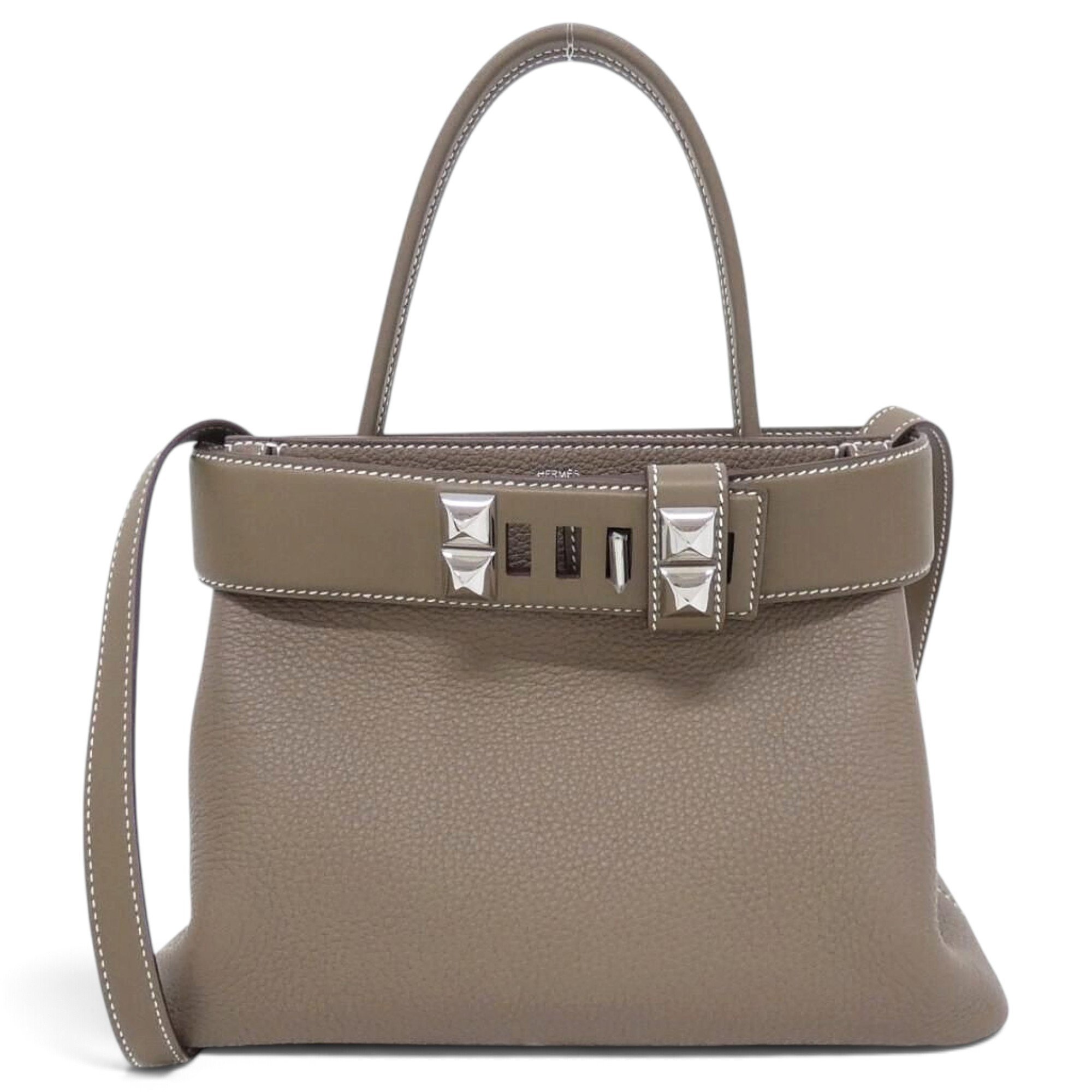 Médor leather handbag