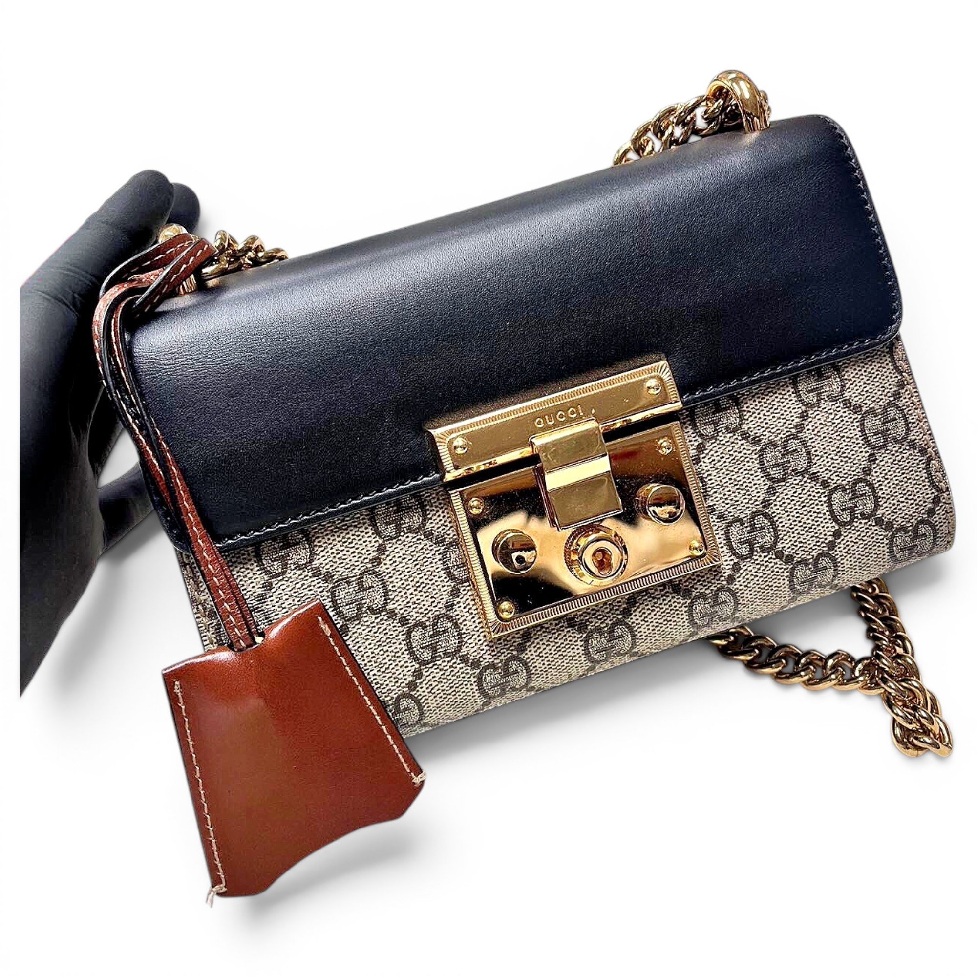 Leather handbag