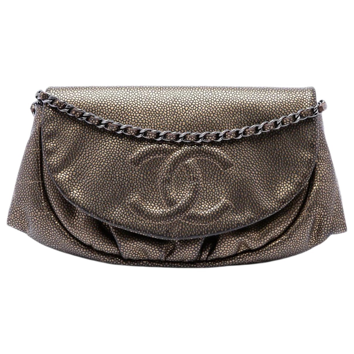 Wallet On Chain leather crossbody bag