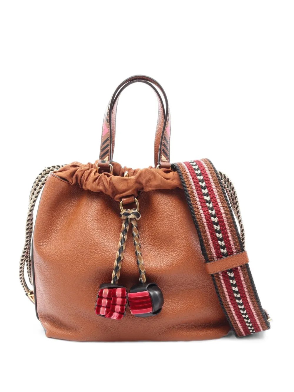 2010s leather tote bag