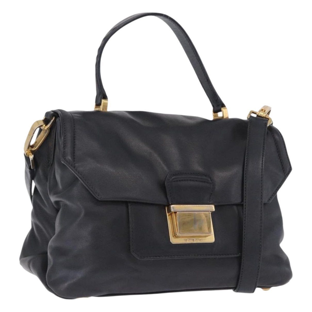 Beau leather handbag