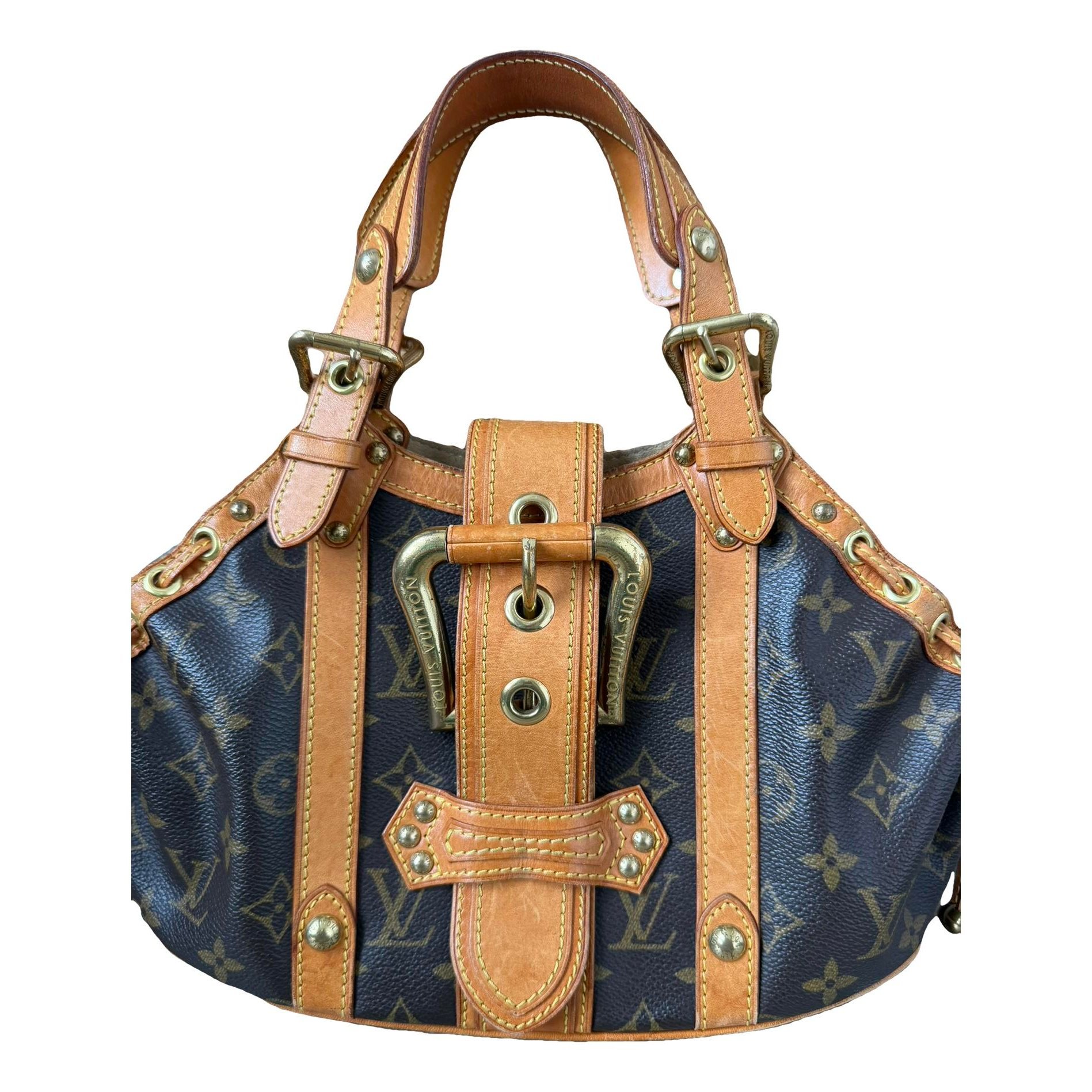 Theda leather handbag