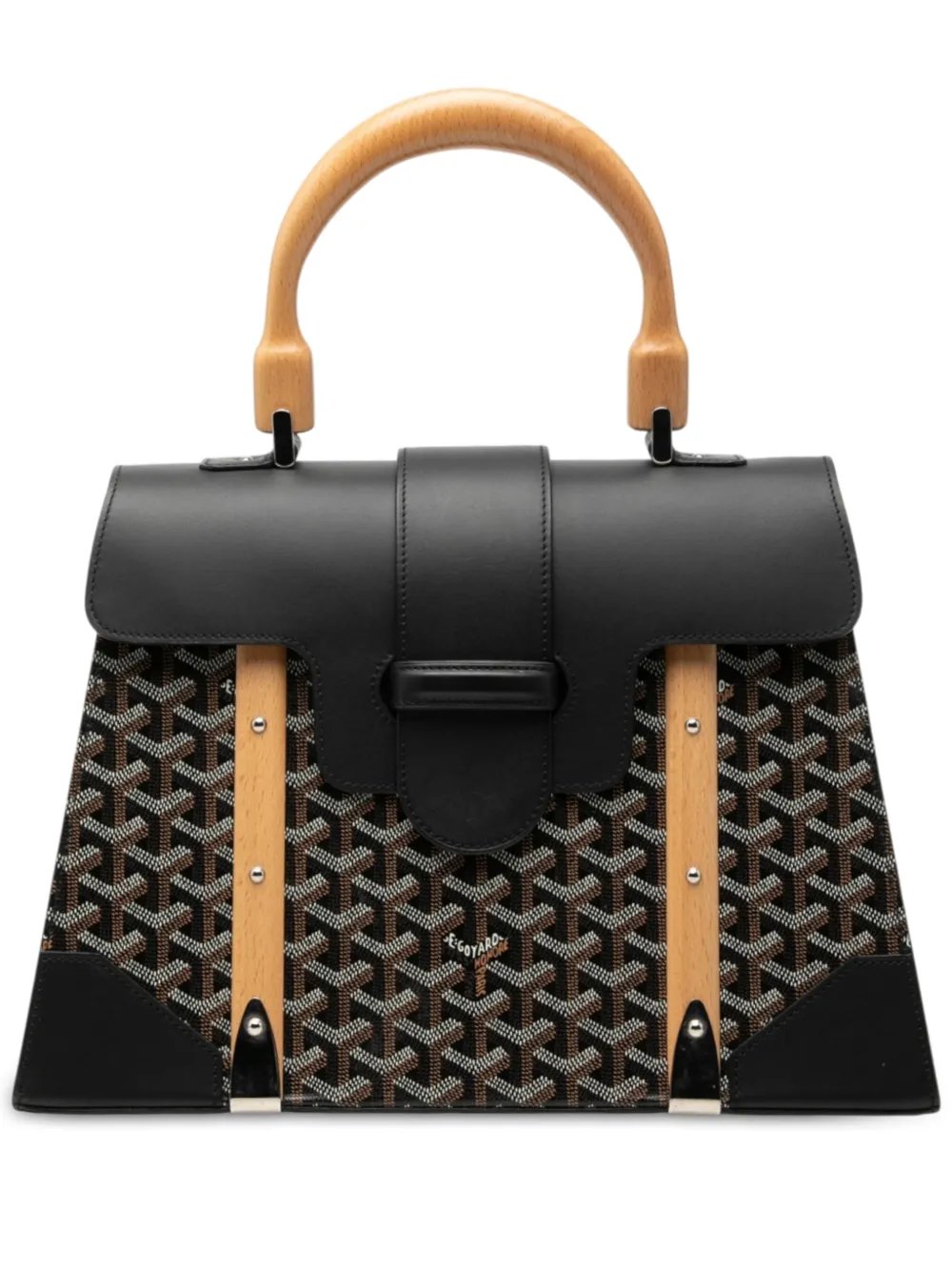 Goyard 2018 Goyardine Saigon Structured MM handbag