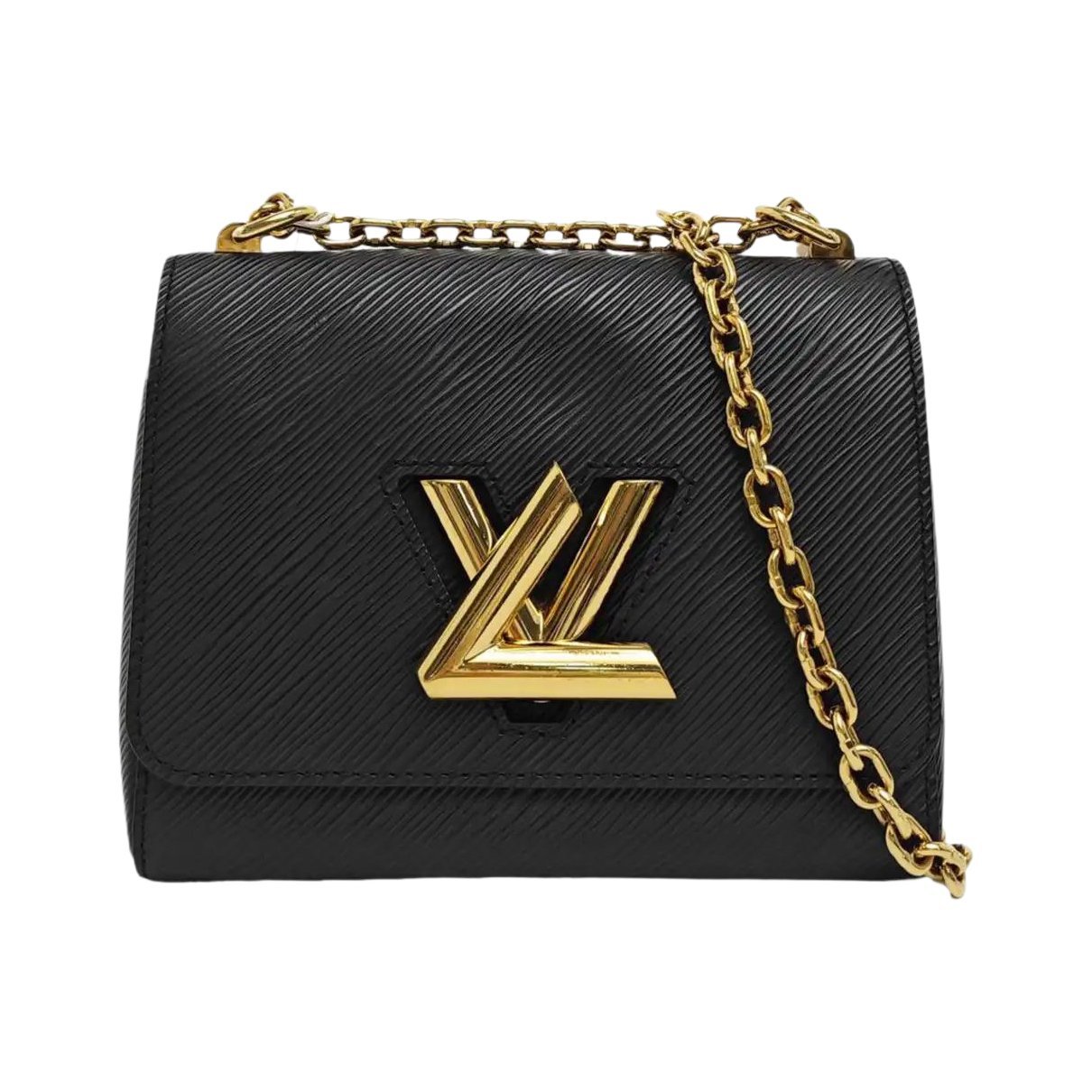 Twist leather crossbody bag