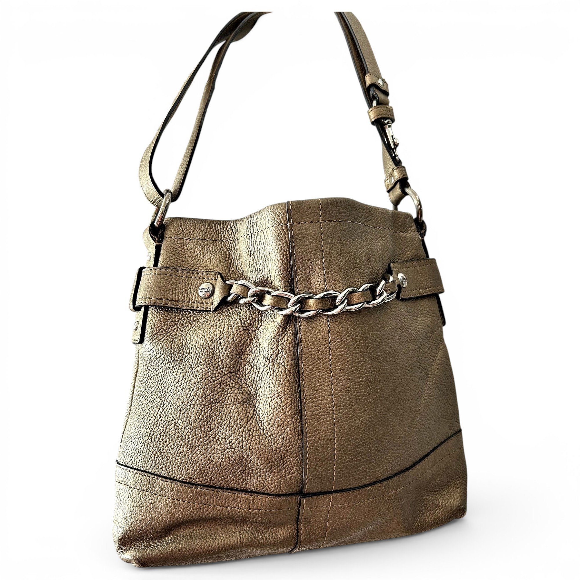 Leather handbag