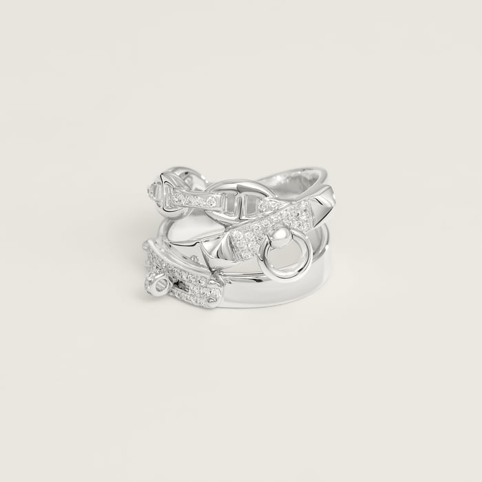 Sans Coloris Alchimie Hermes Ring, Large Model