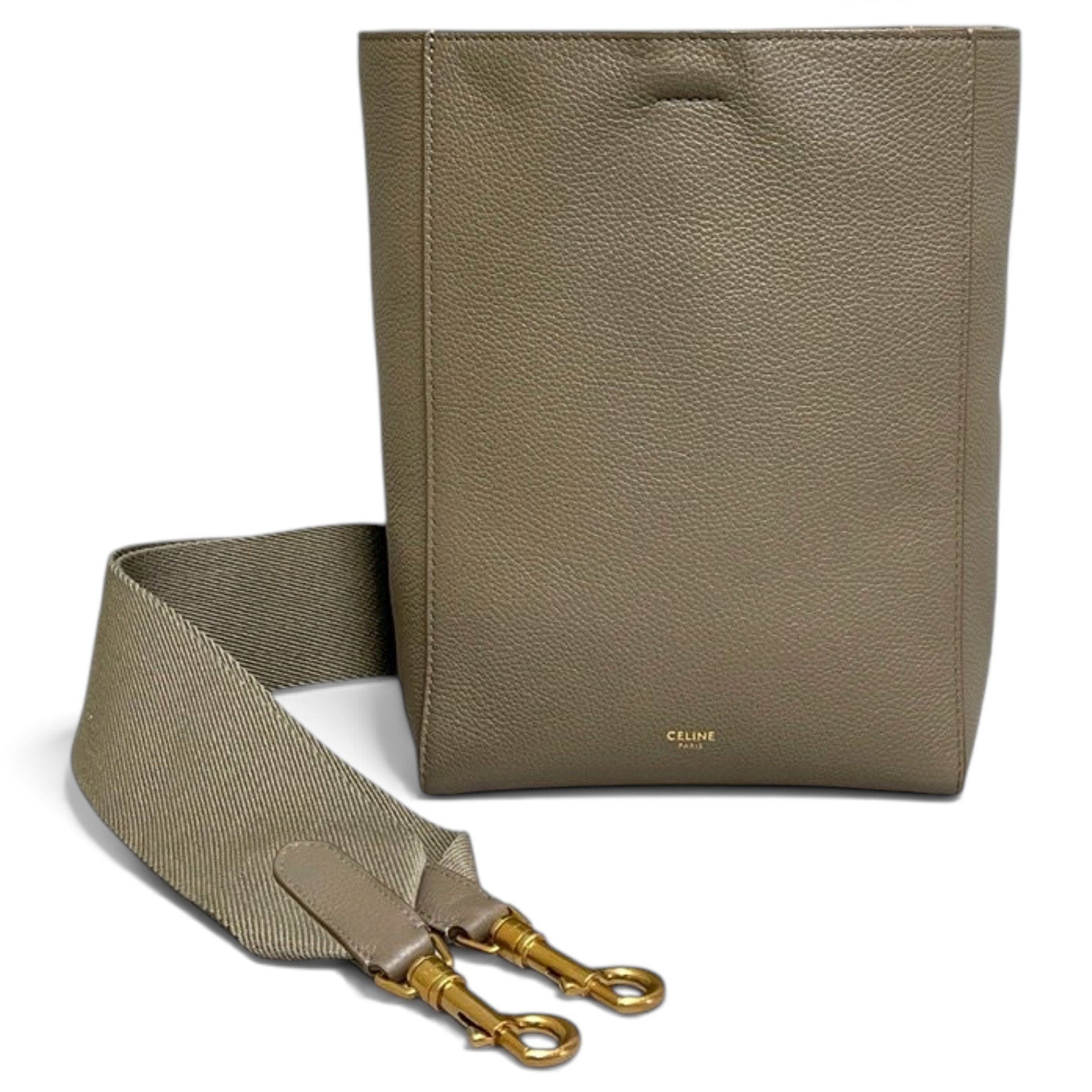 Seau Sangle leather crossbody bag