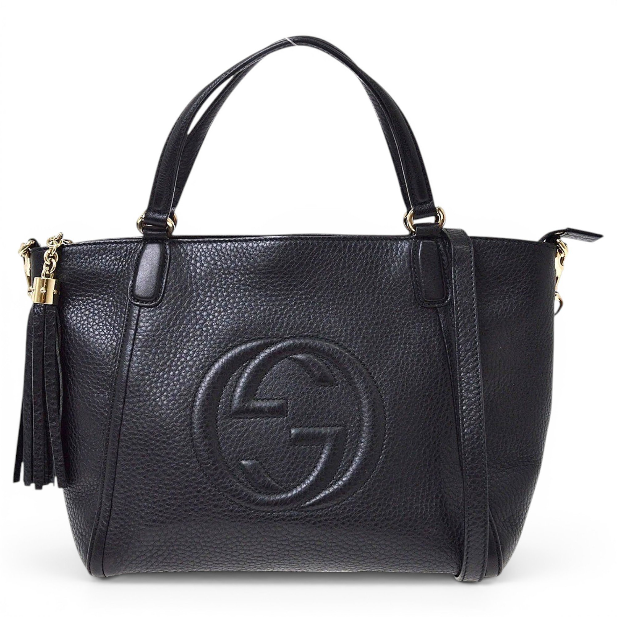 Soho Top Handle leather tote