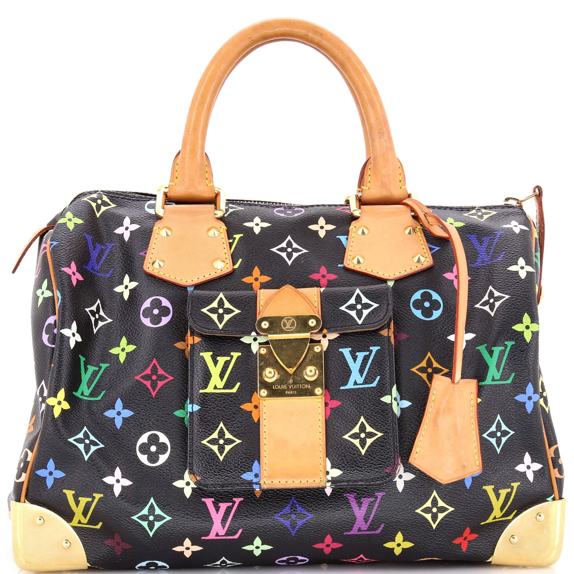 Speedy Handbag Monogram Multicolor 30