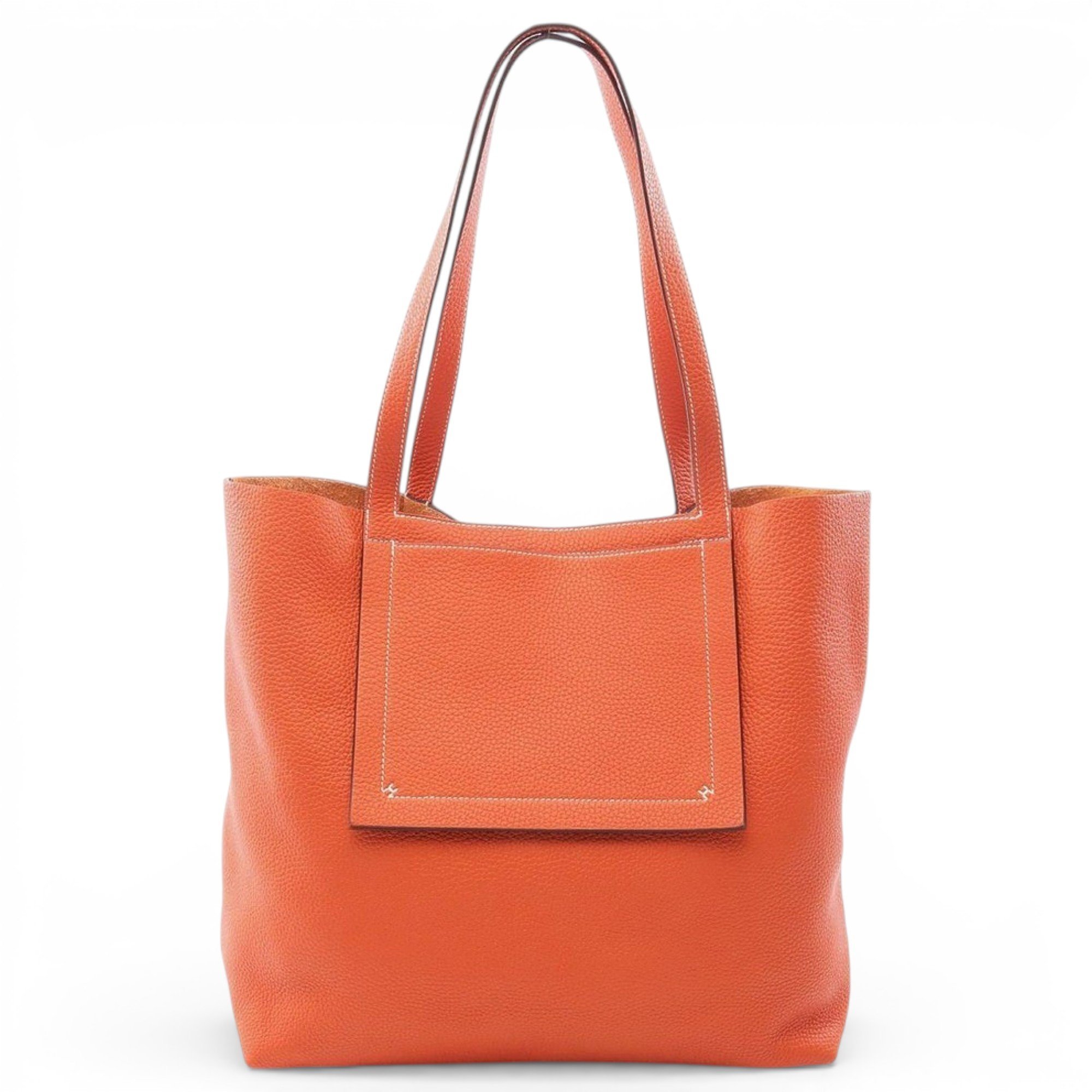 Leather tote