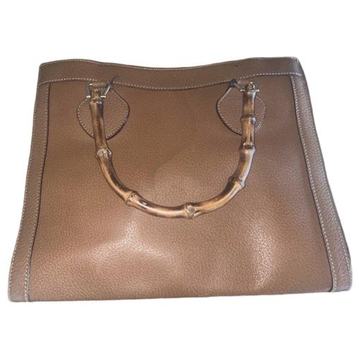 Vintage Bamboo leather handbag