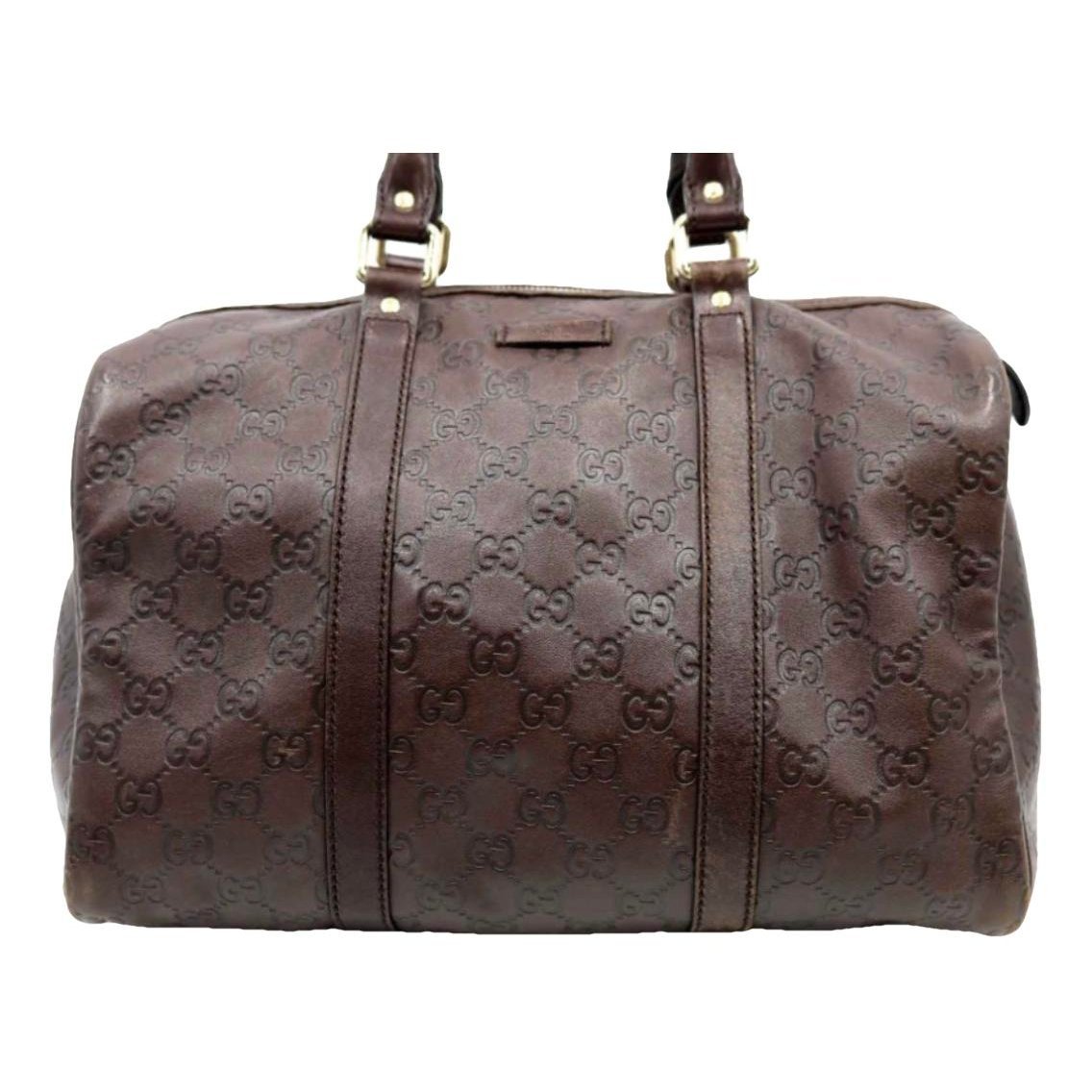 Boston leather handbag