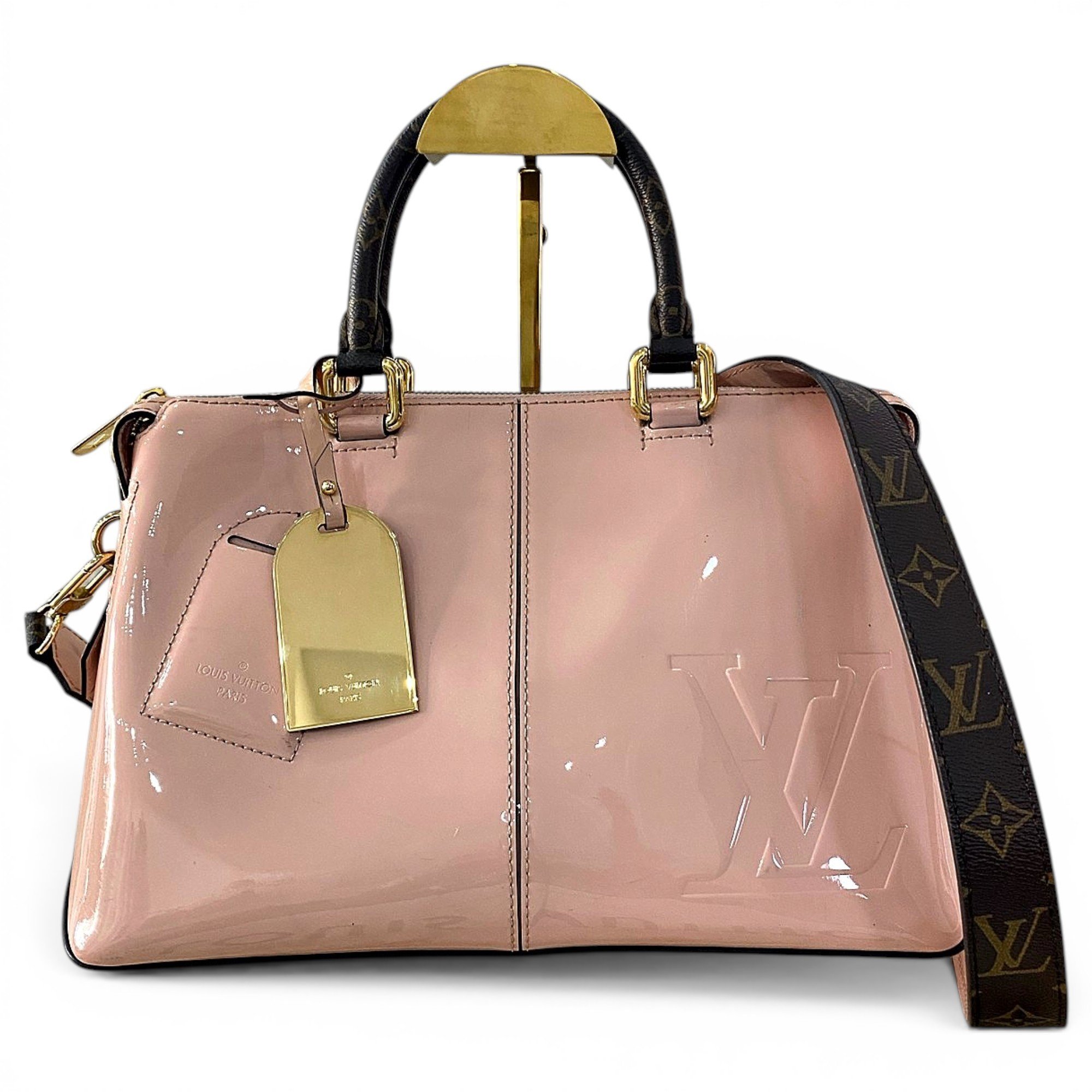 Tote Miroir patent leather handbag