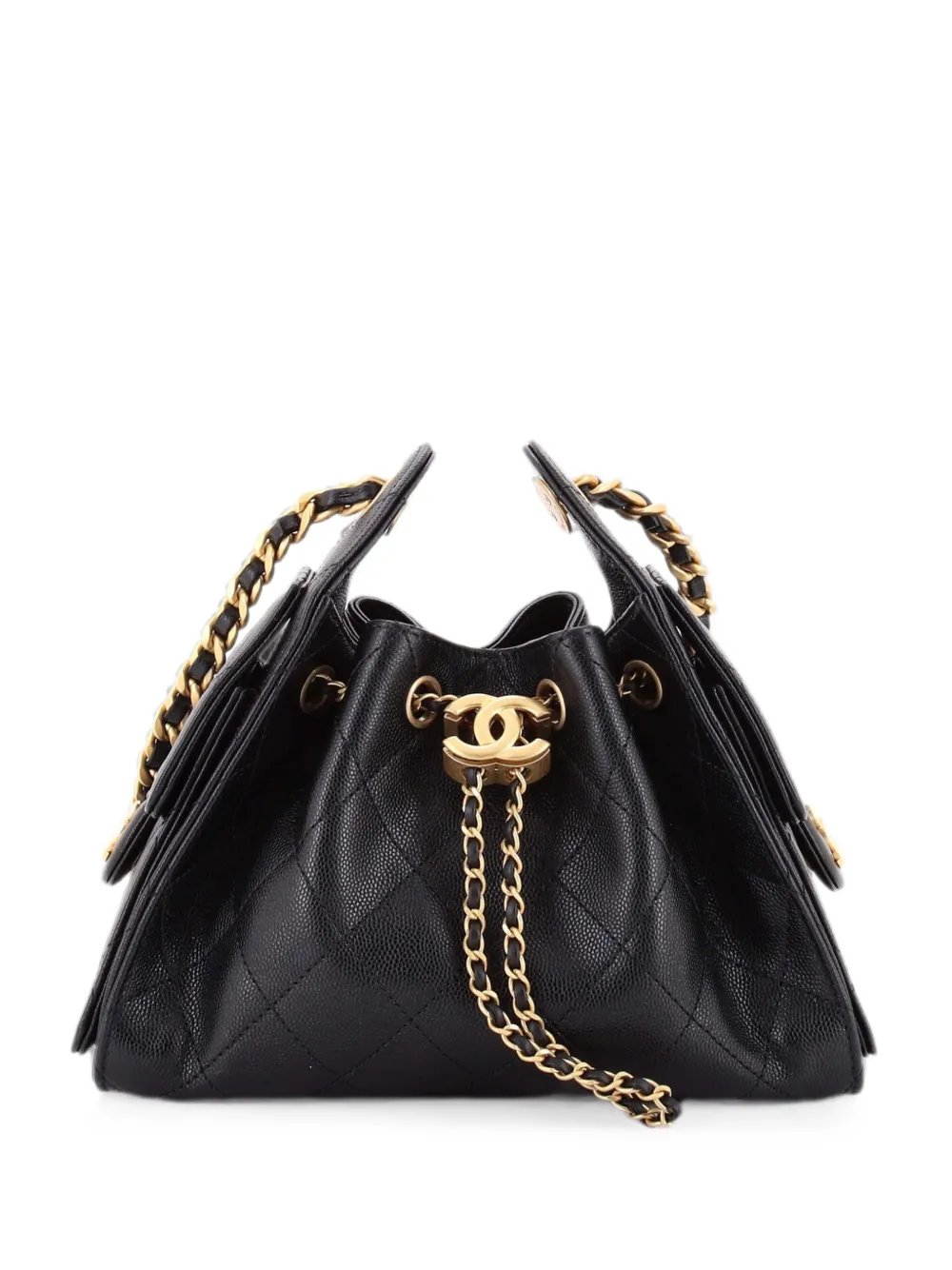25 Quilted Caviar Mini hobo bag