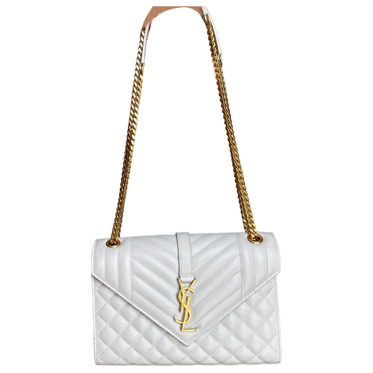 Envelope leather crossbody bag