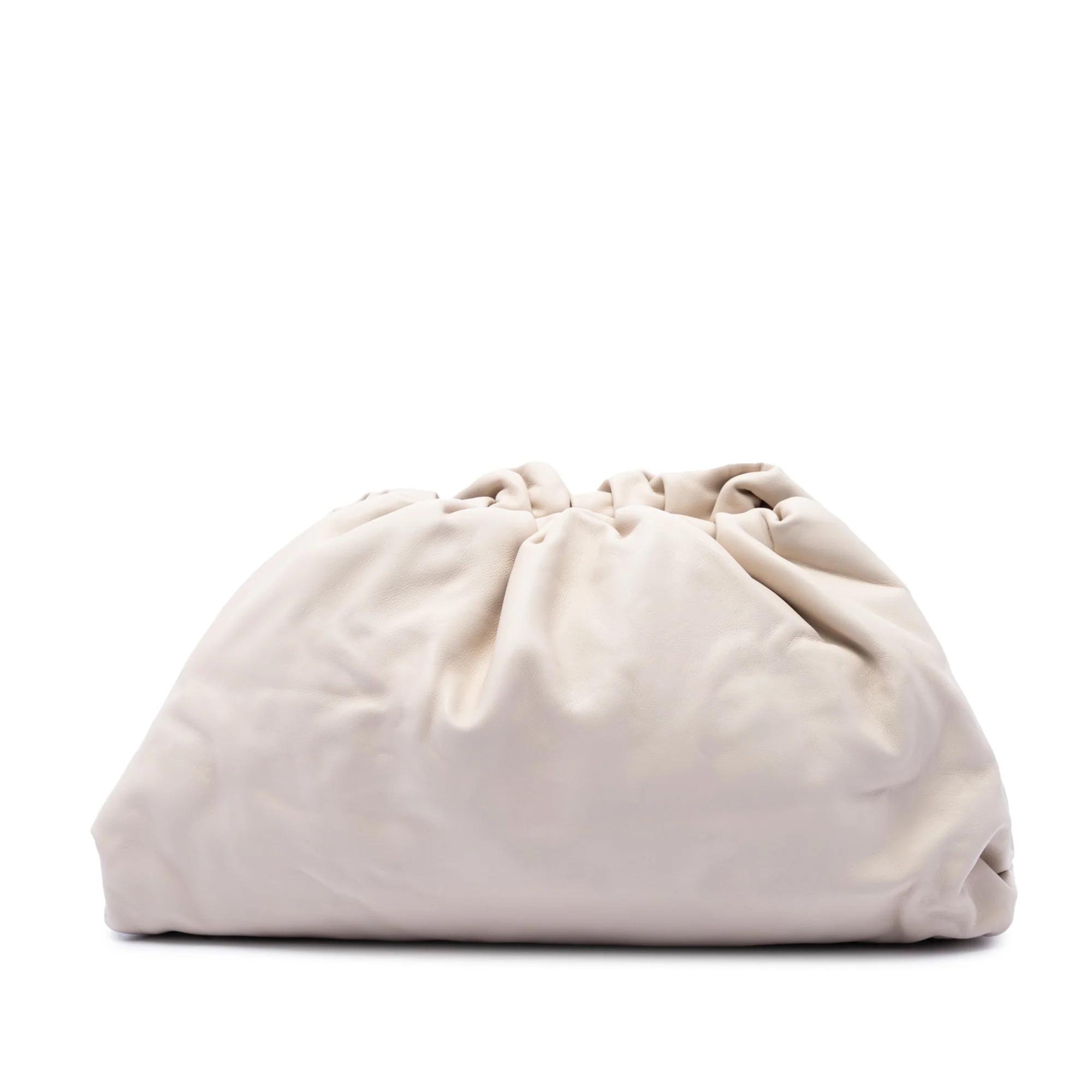 Pouch leather handbag
