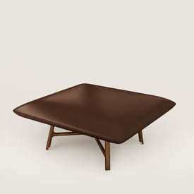 Les Necessaires d'Hermès "carre d'assise" low stool, medium model