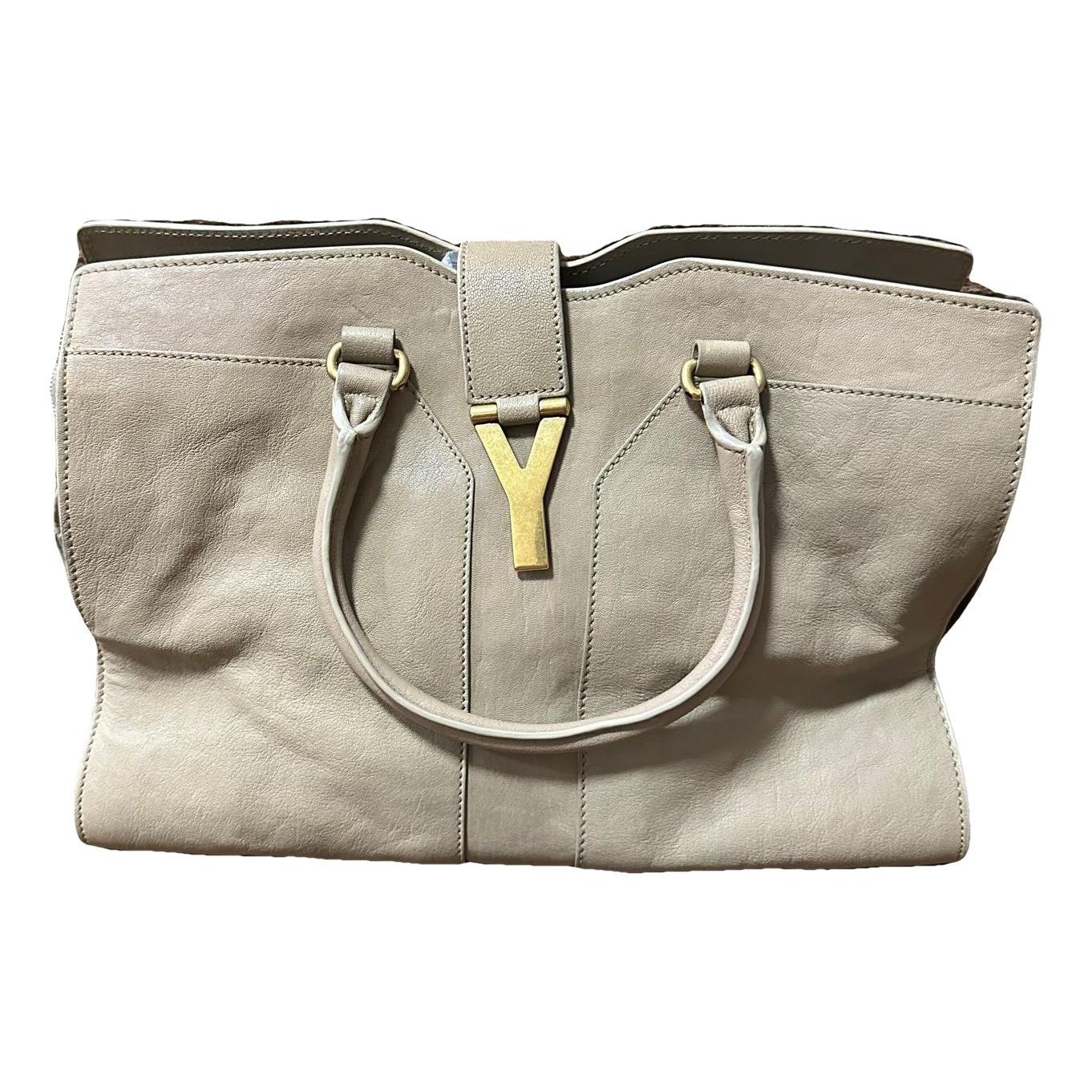 Leather tote