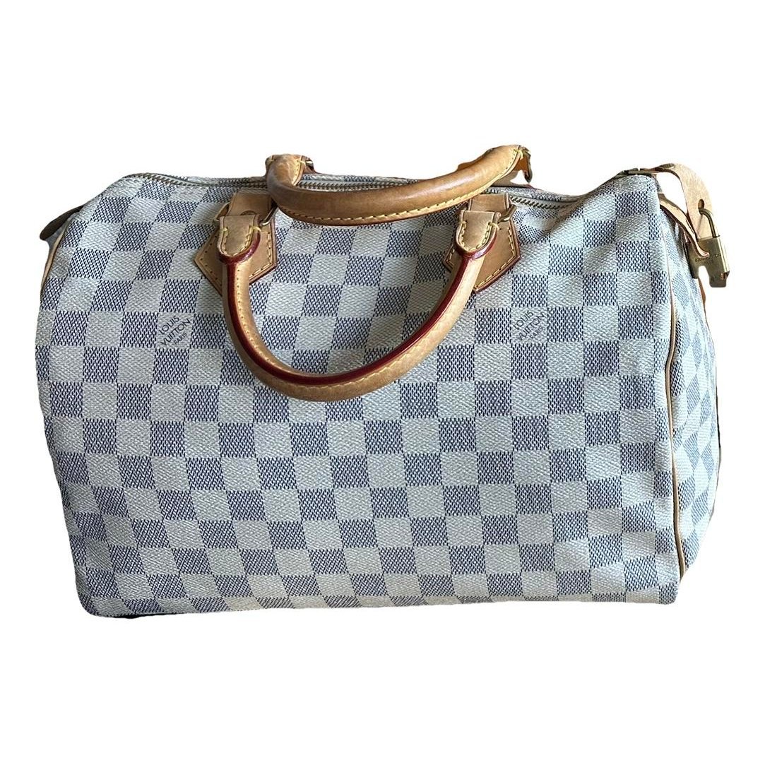 Speedy leather handbag