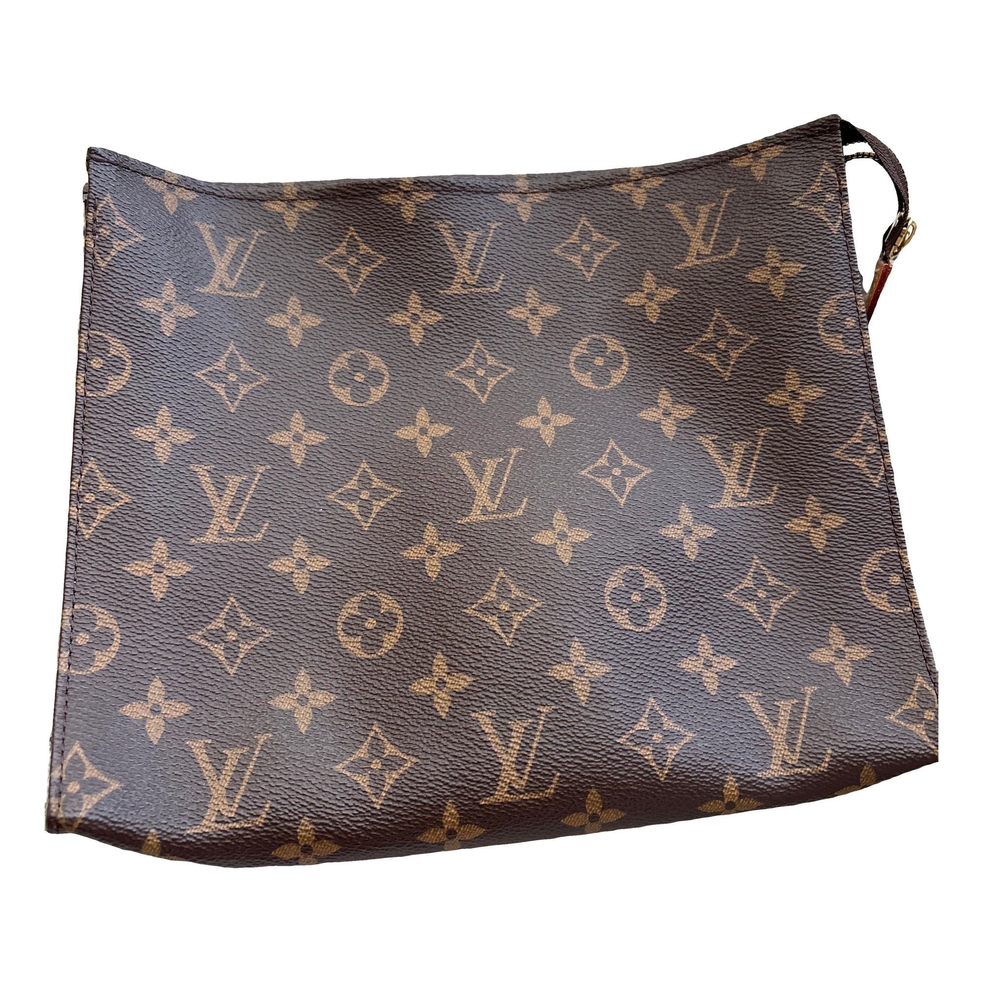 Leather clutch bag