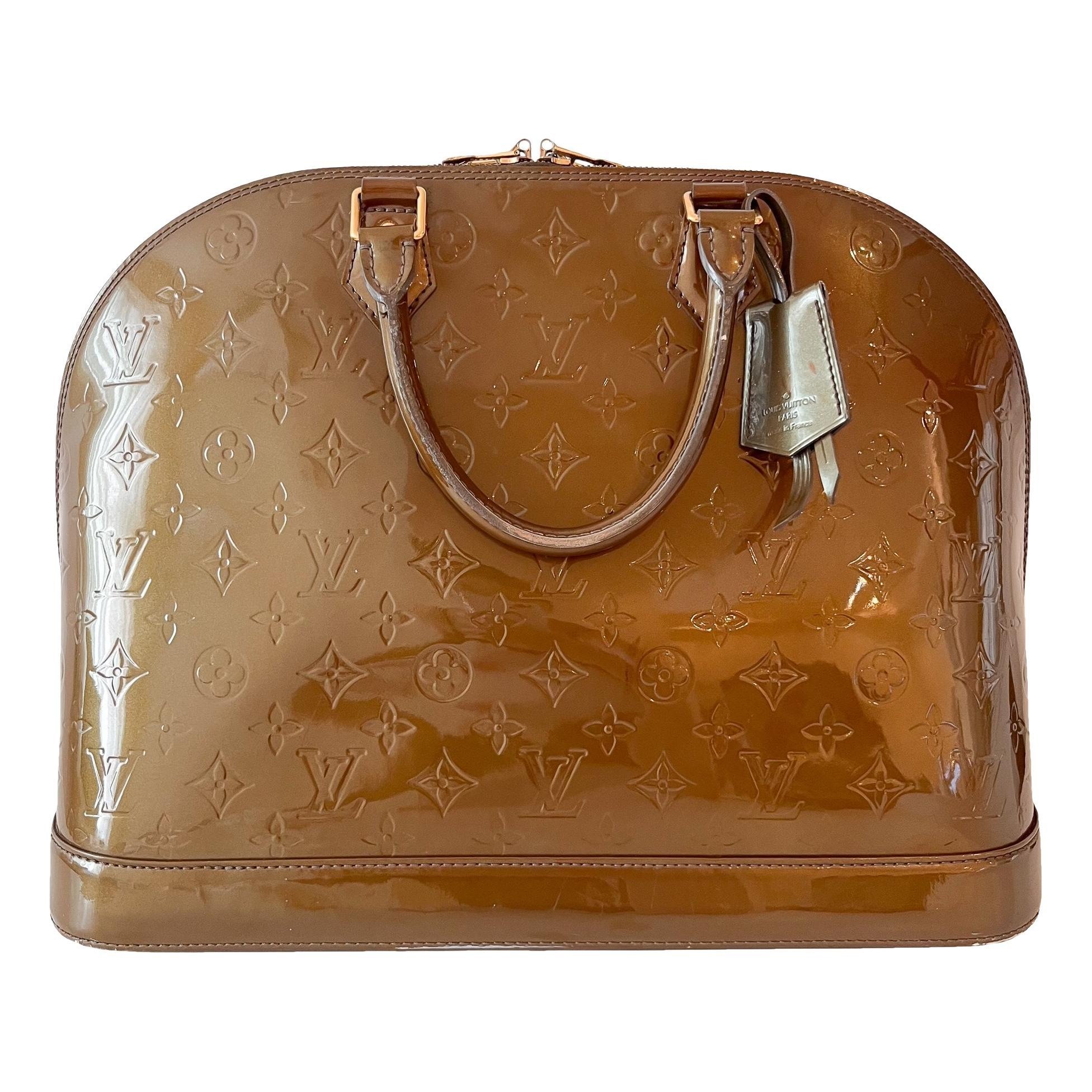 Alma patent leather handbag