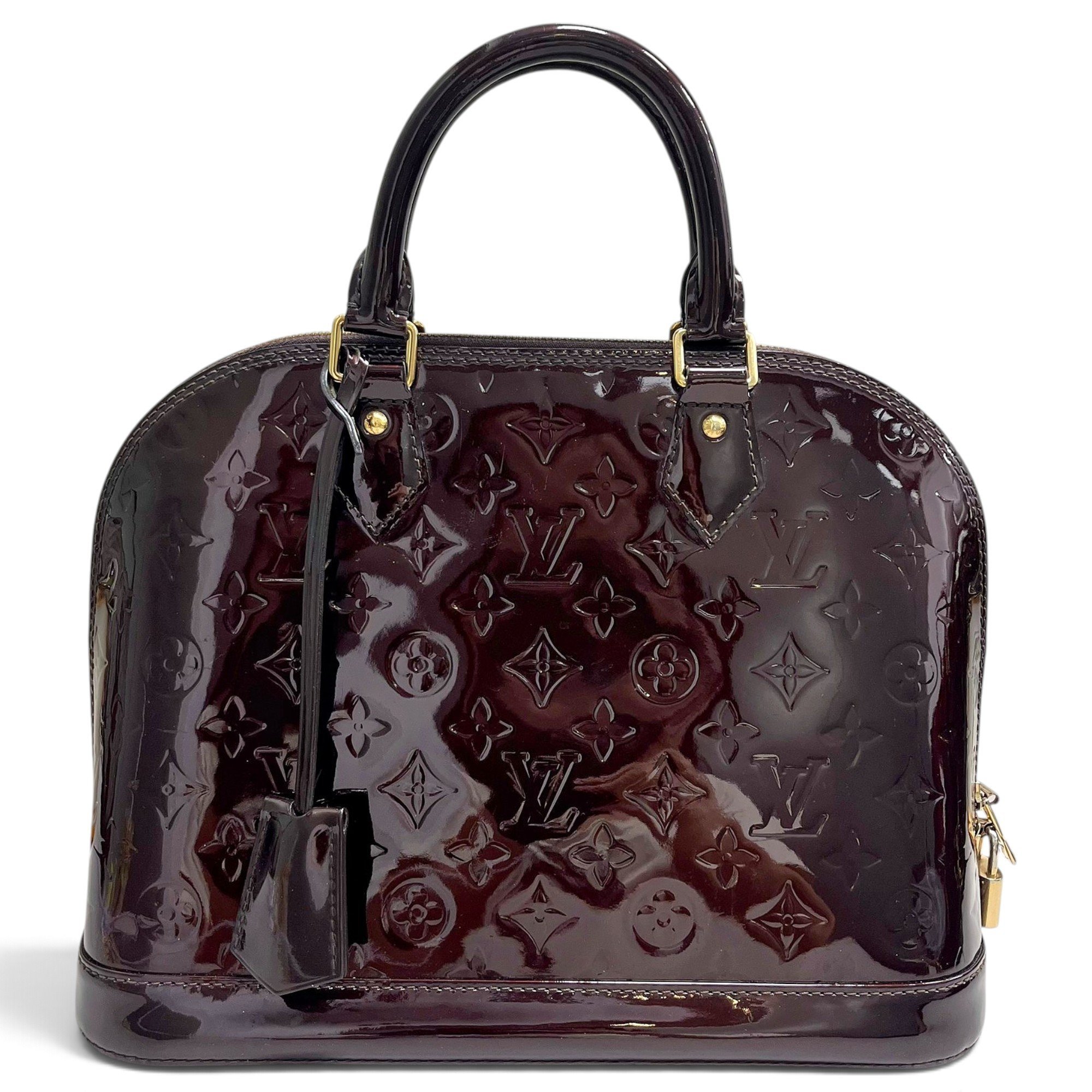 Alma patent leather handbag