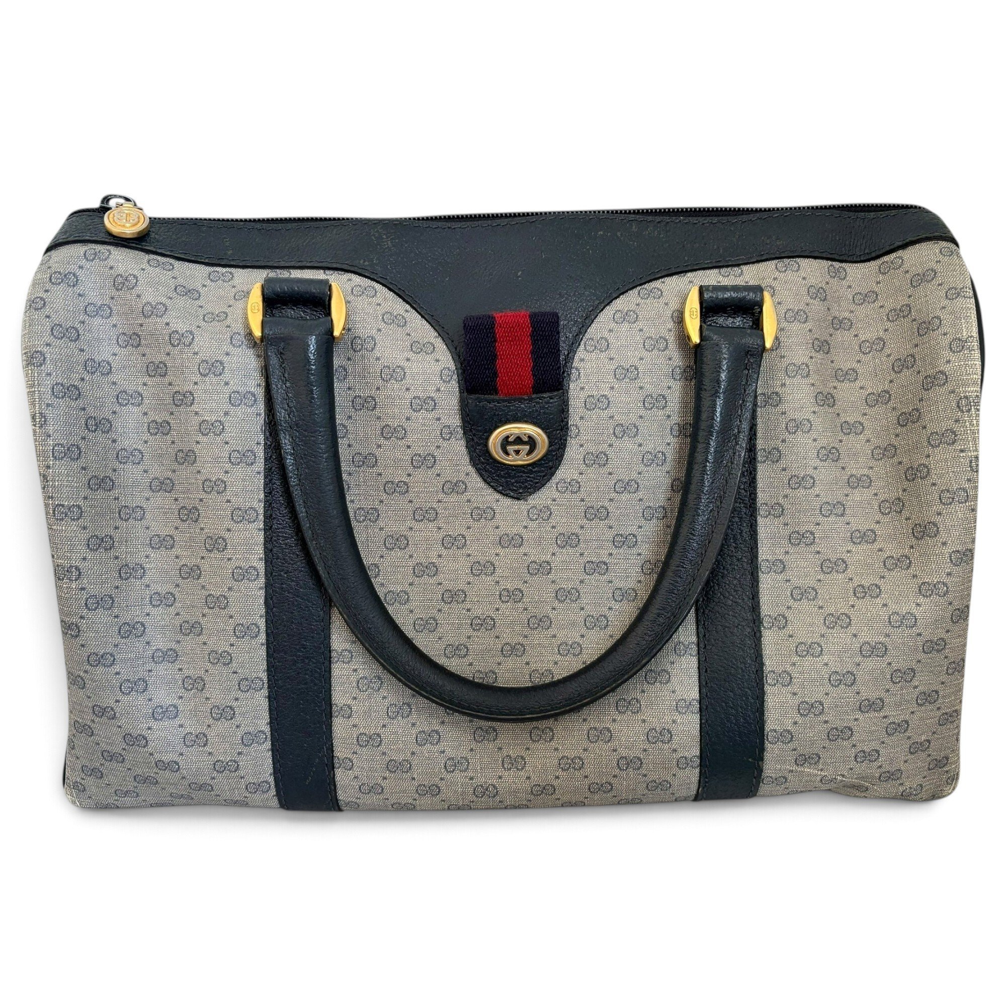 Boston leather handbag