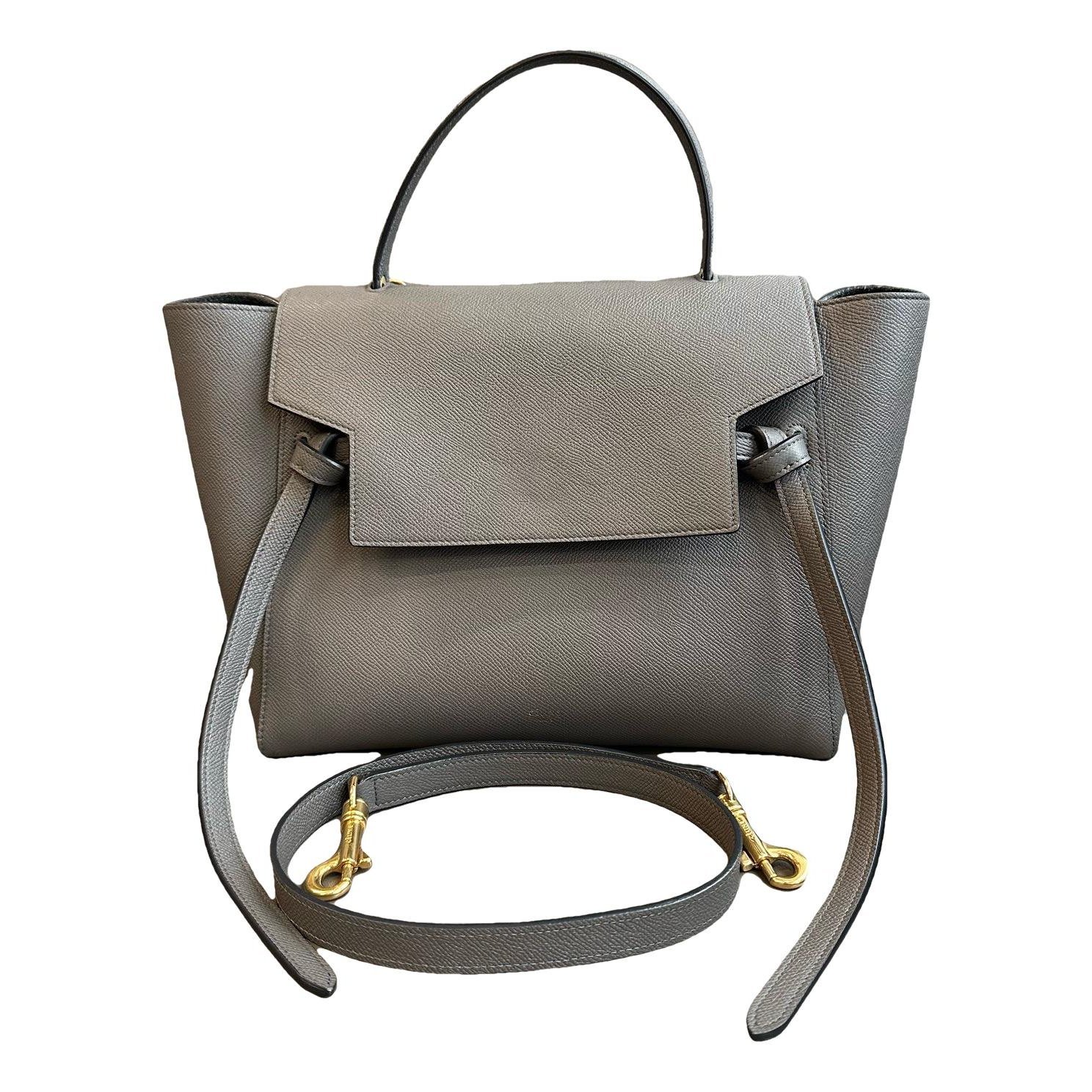 Belt leather handbag
